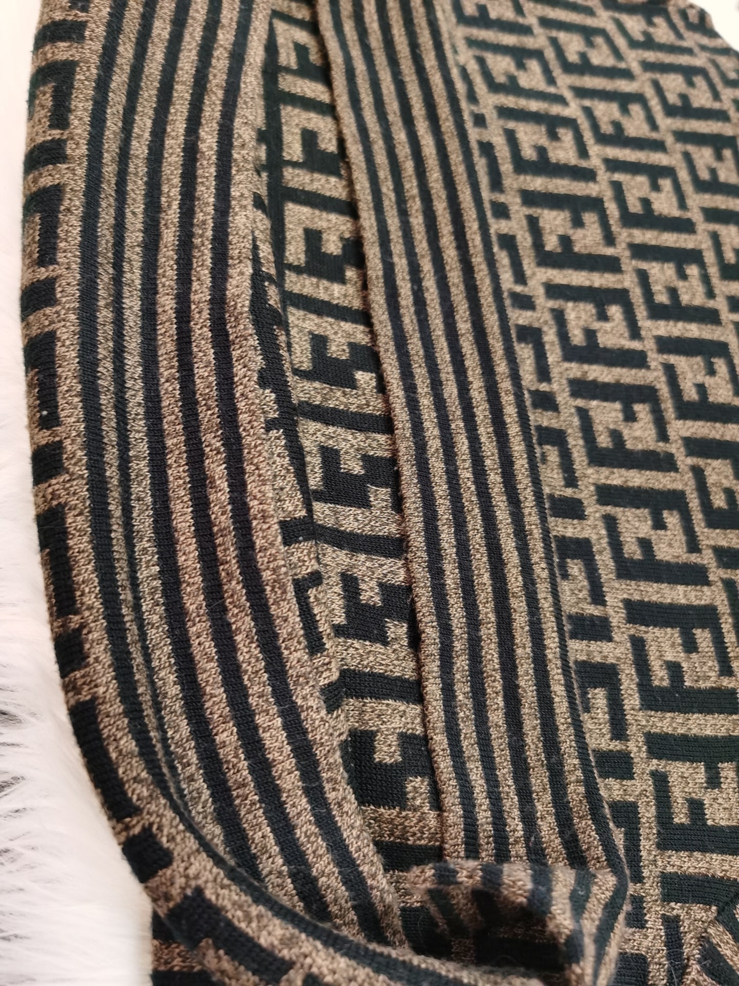 Pre-loved Fendi Vintage Zucca Wool Jumper