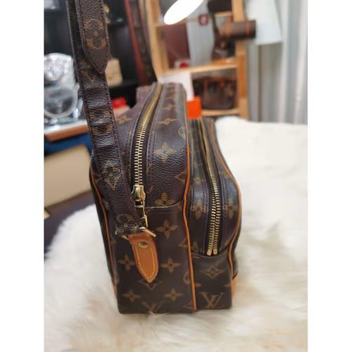 Pre-loved Louis Vuitton Vintage Nile Cloth Crossbody Bag Monogram