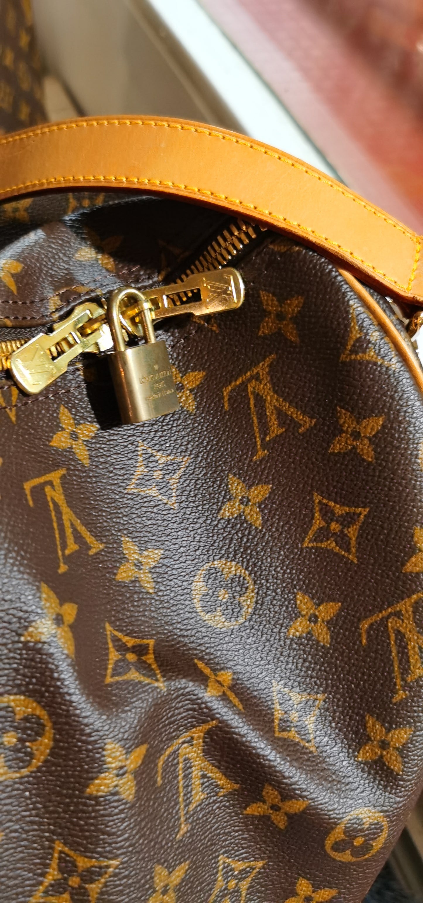 Pre-loved Louis Vuitton Keepall Bandoulière 55 Travel Bag Monogram