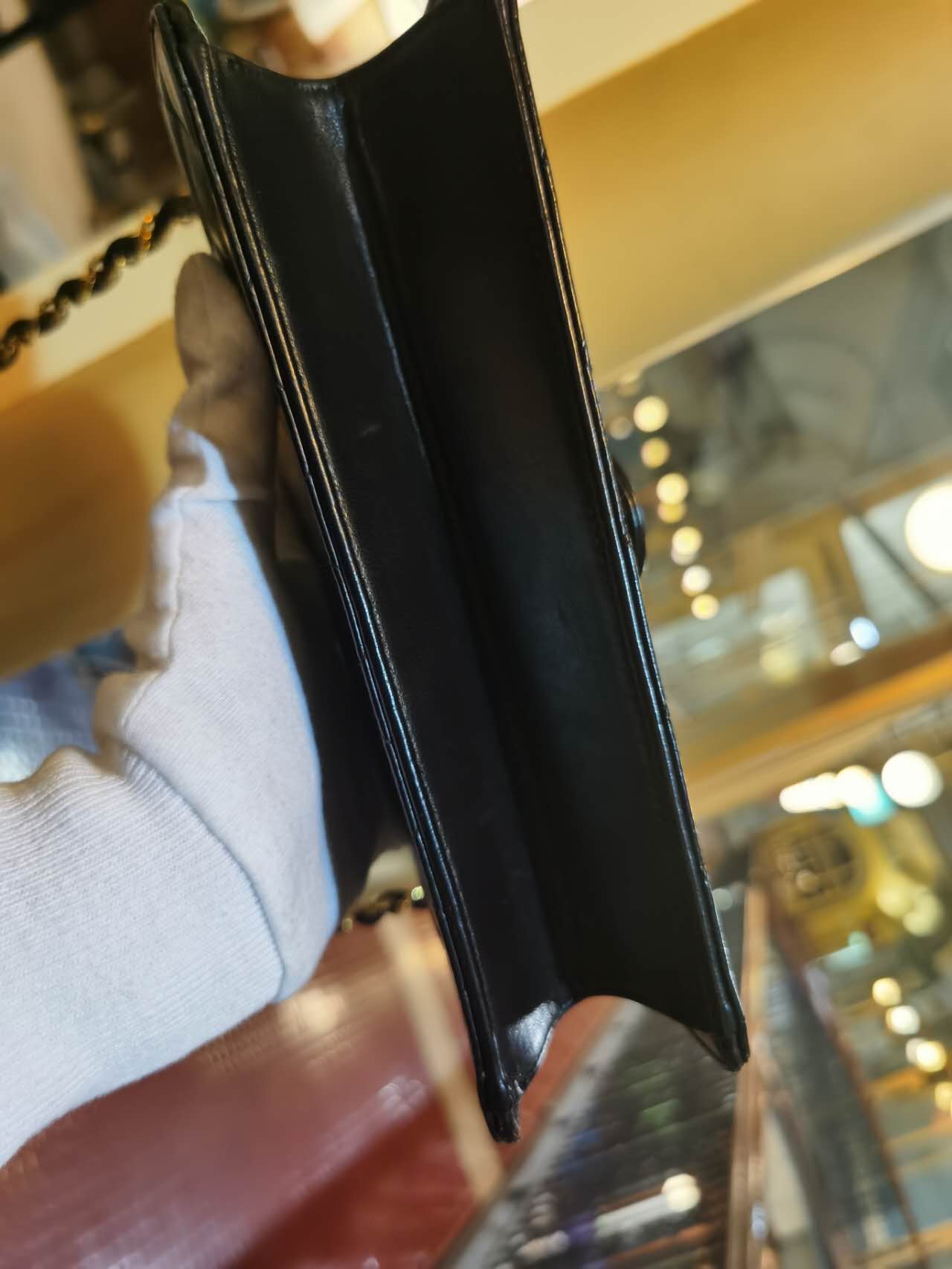 Pre-loved Chanel Vintage Black Lambskin Crossbody Bag