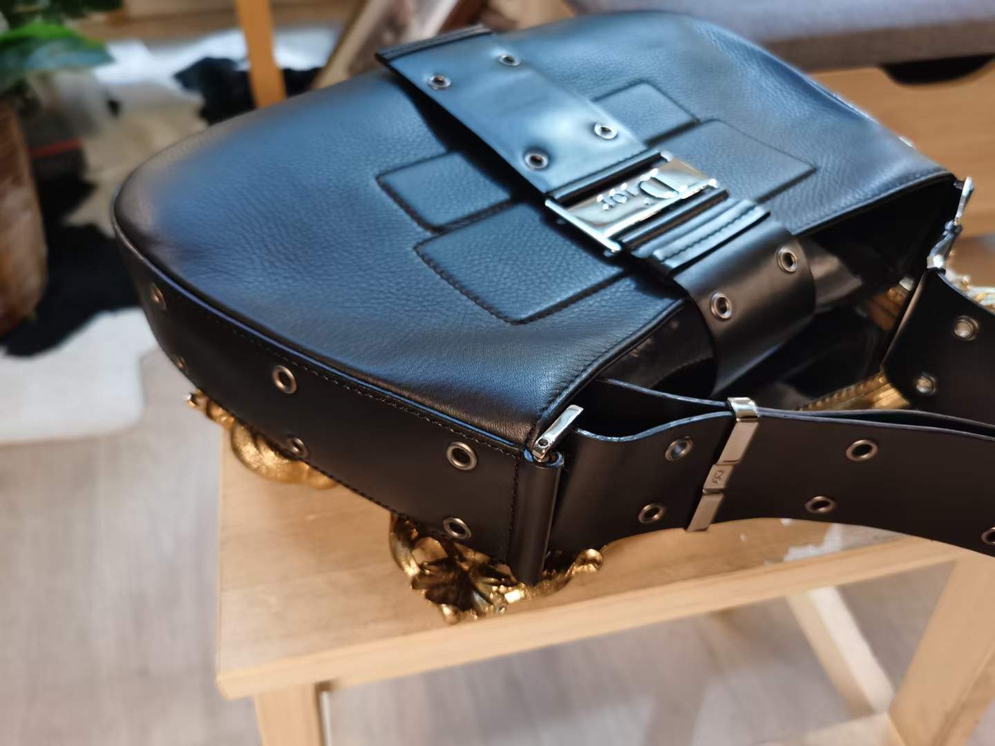 Pre-loved Christian Dior Vintage Columbus Leather Handbag