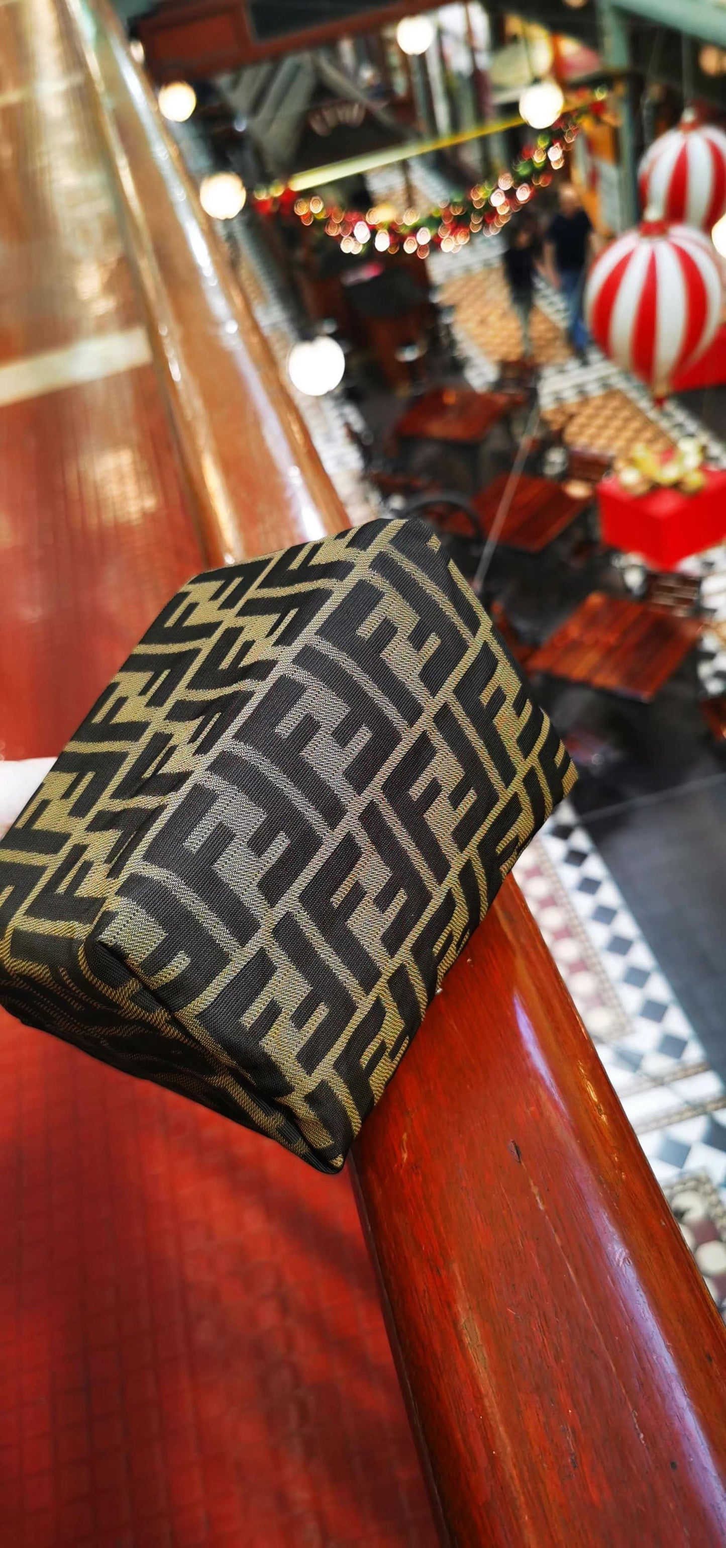 Pre-loved Fendi FF Zucca-print Handbag