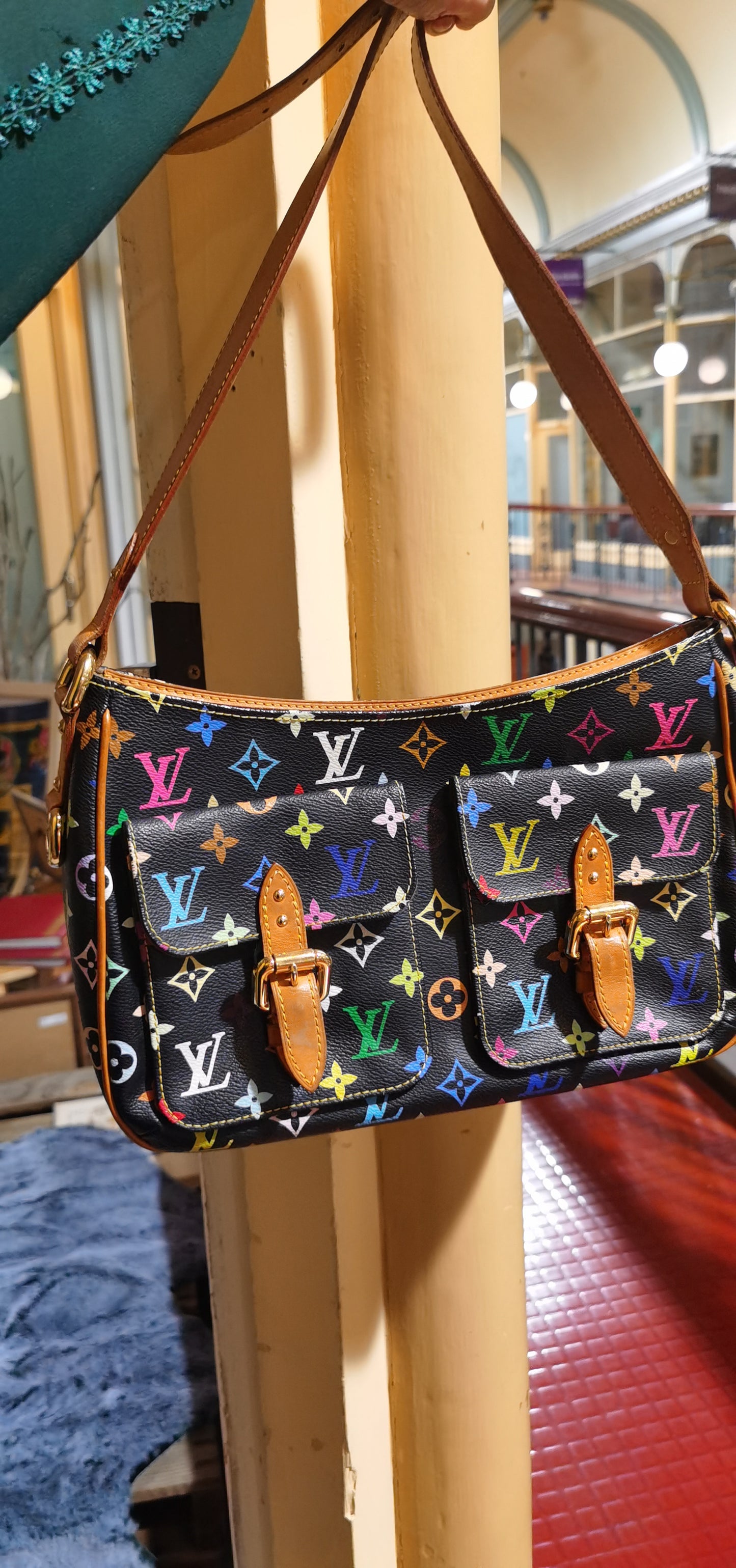 Pre-loved Louis Vuitton Vintage Crossbody Bag In Takashi Murakami Multicolour Monogram