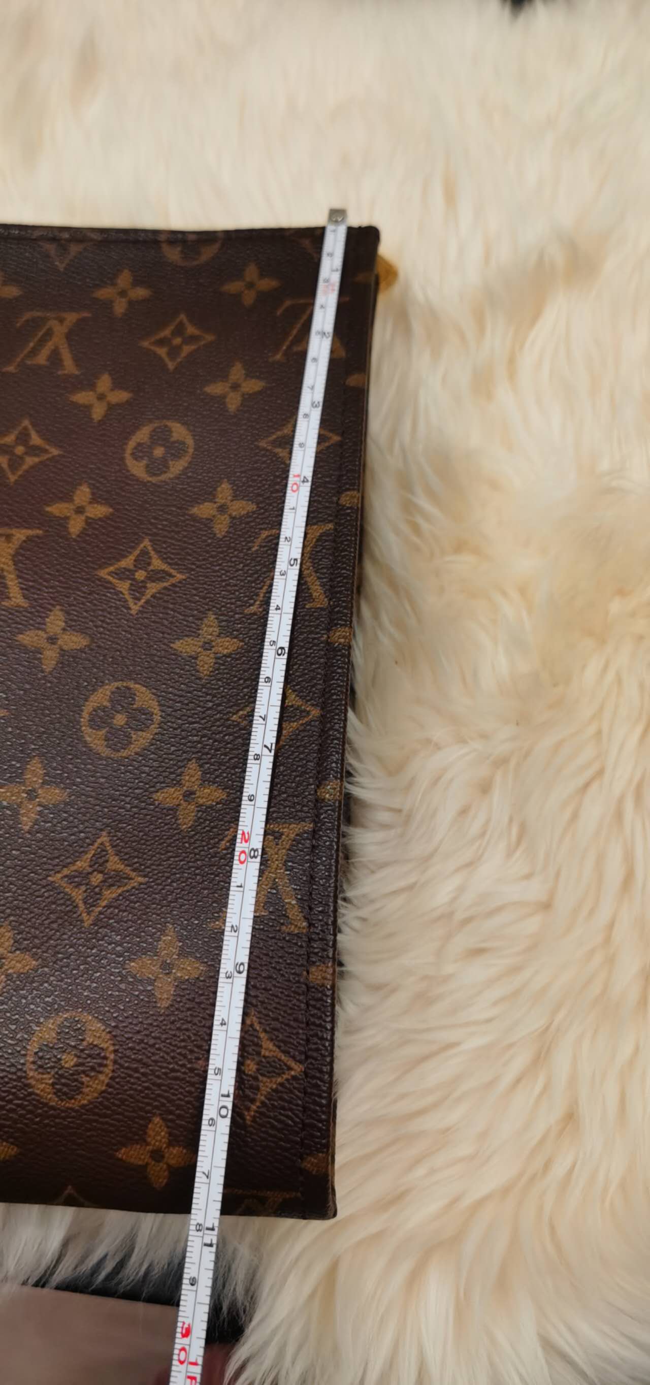 Pre-loved Louis Vuitton Vintage Document Bag Laptop Bag Monogram