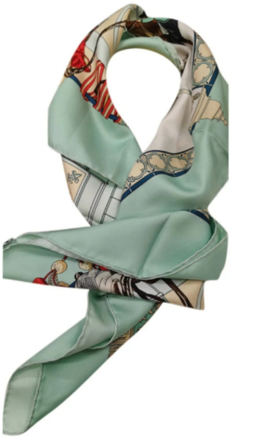 Pre-loved Hermès Vintage CARRÉ 90 Silk Handkerchief