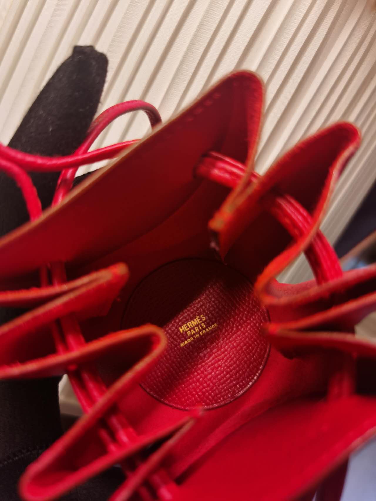 Pre-loved Hermès Mini Vespa Leather Bag