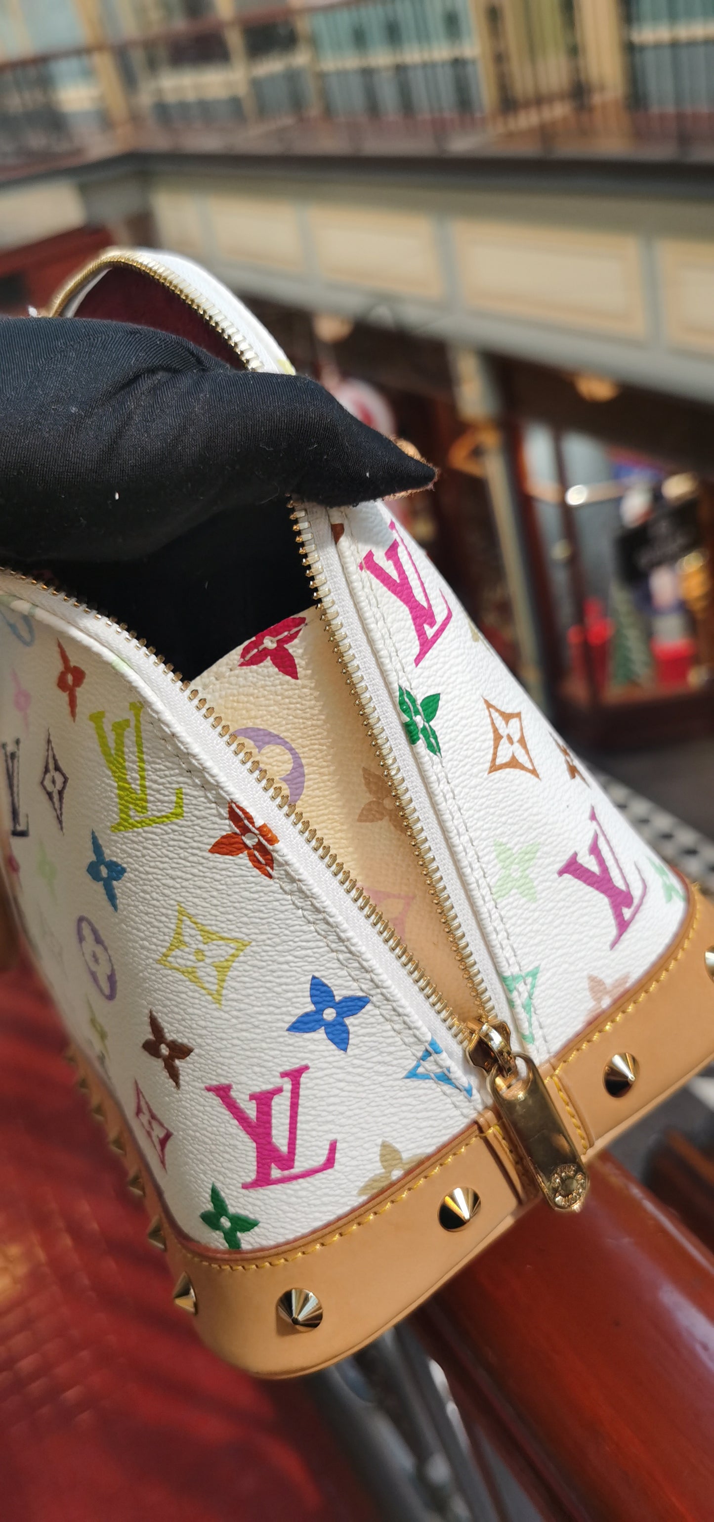 Pre-loved Louis Vuitton x Takashi Murakami 2003 Alma Handbag PM