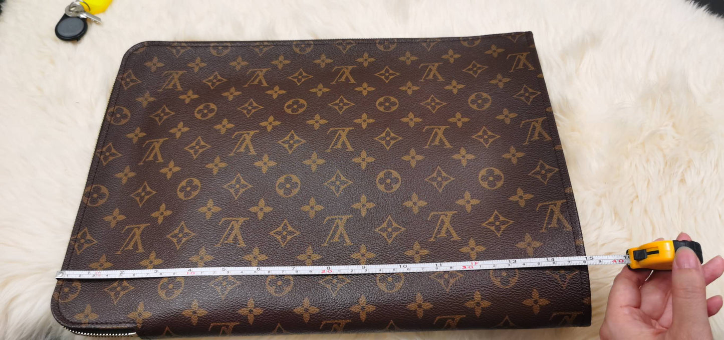 Pre-loved Louis Vuitton Vintage Document Bag Laptop Bag Monogram