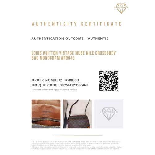 Pre-loved Louis Vuitton Vintage Nile Cloth Crossbody Bag Monogram