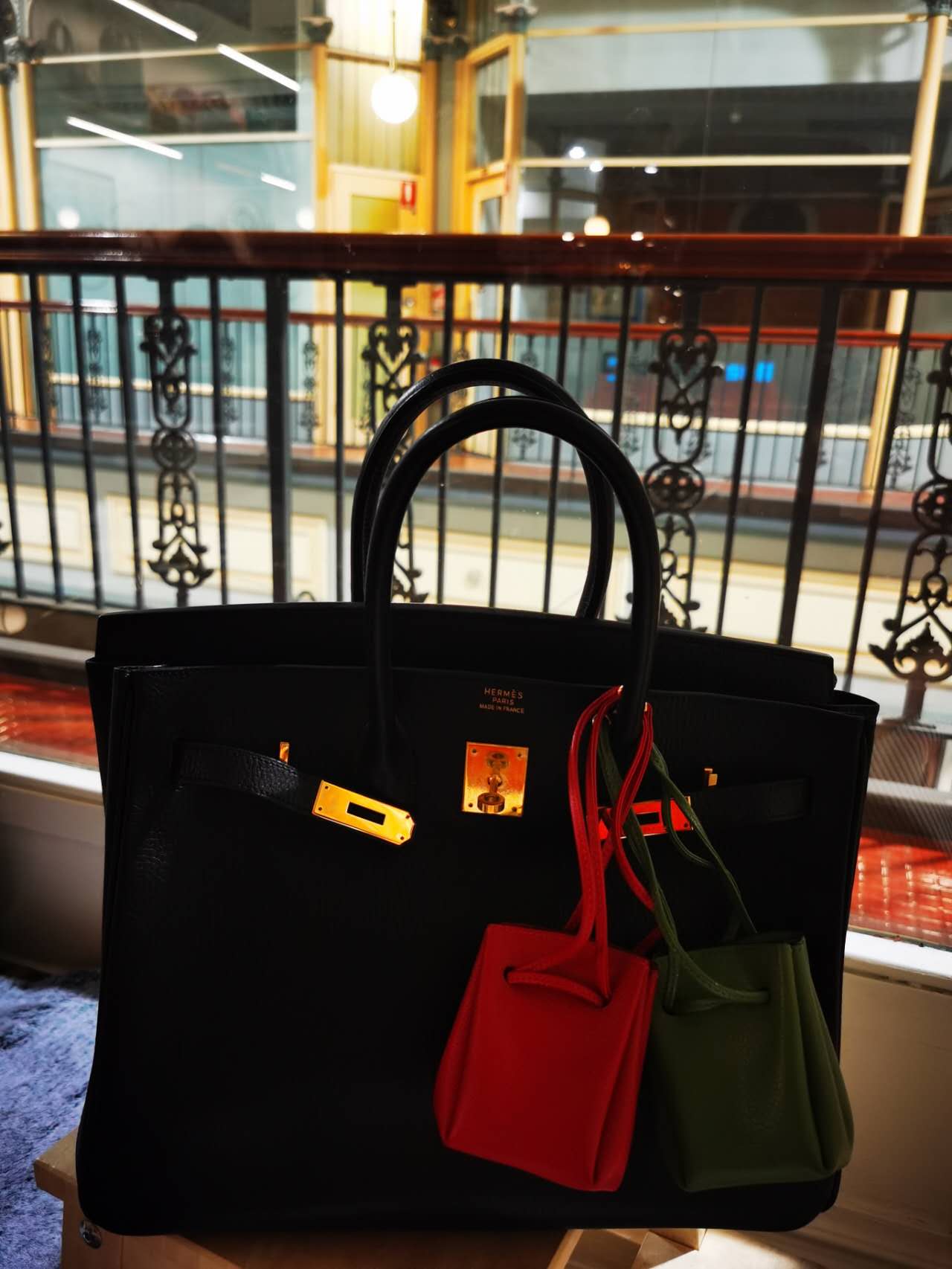 Pre-loved Hermès Mini Vespa Leather Bag