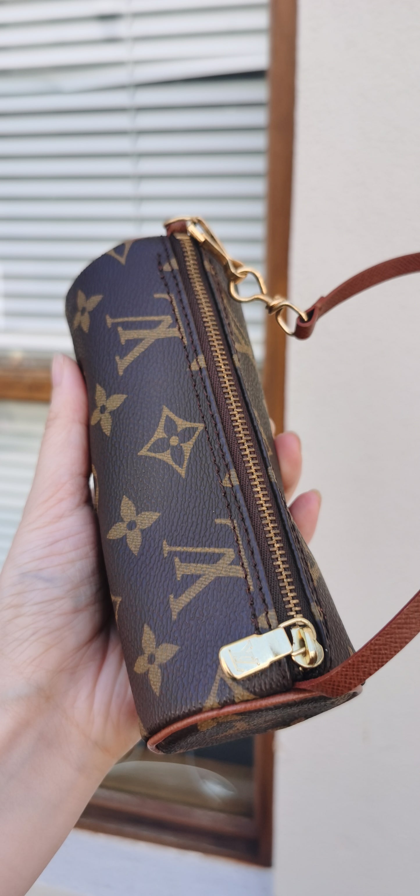 Pre-loved Louis Vuitton Papillon Leather Mini Bag