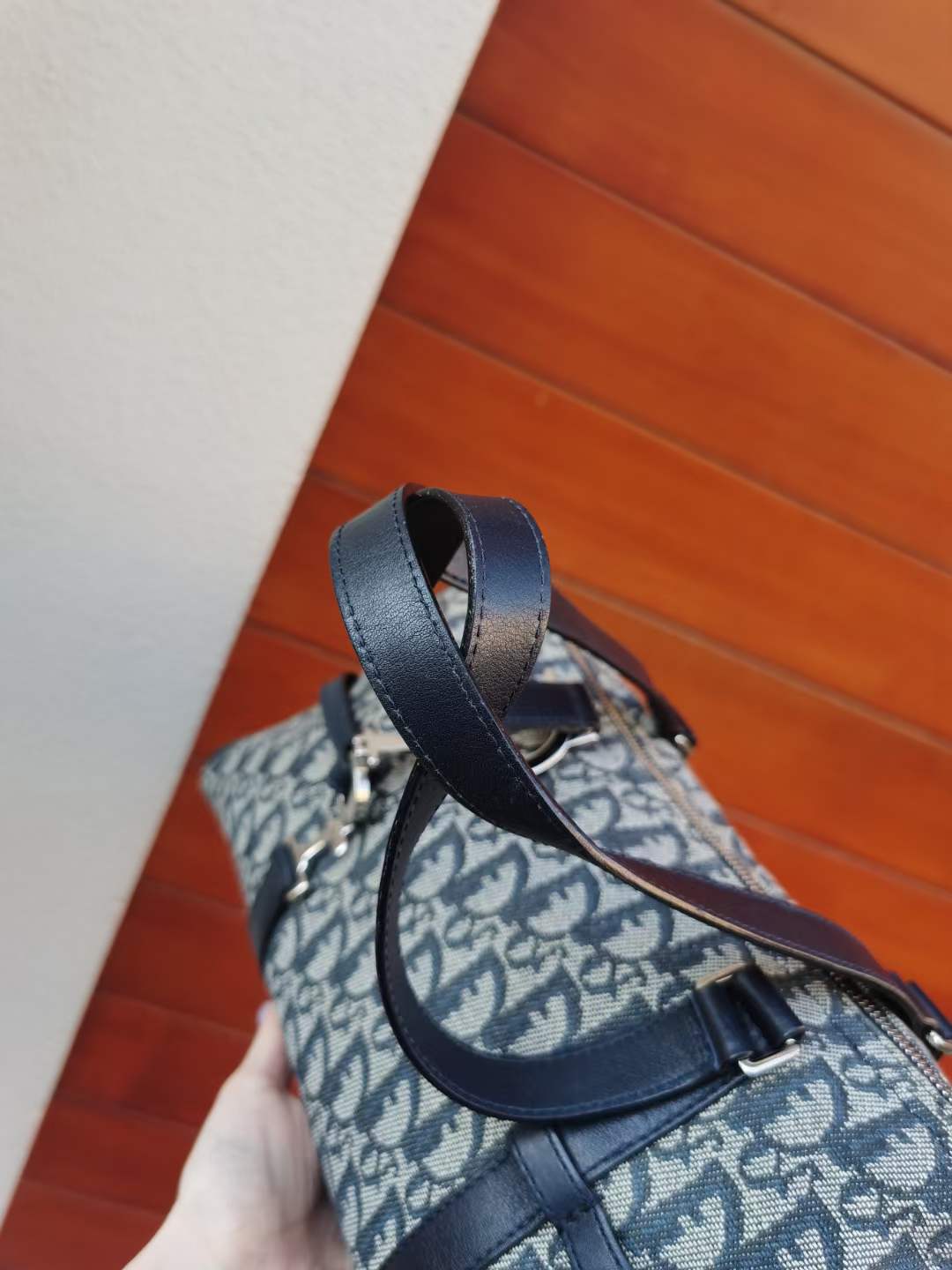 Pre-loved Christian Dior Vintage Trotter Shoulder Bag