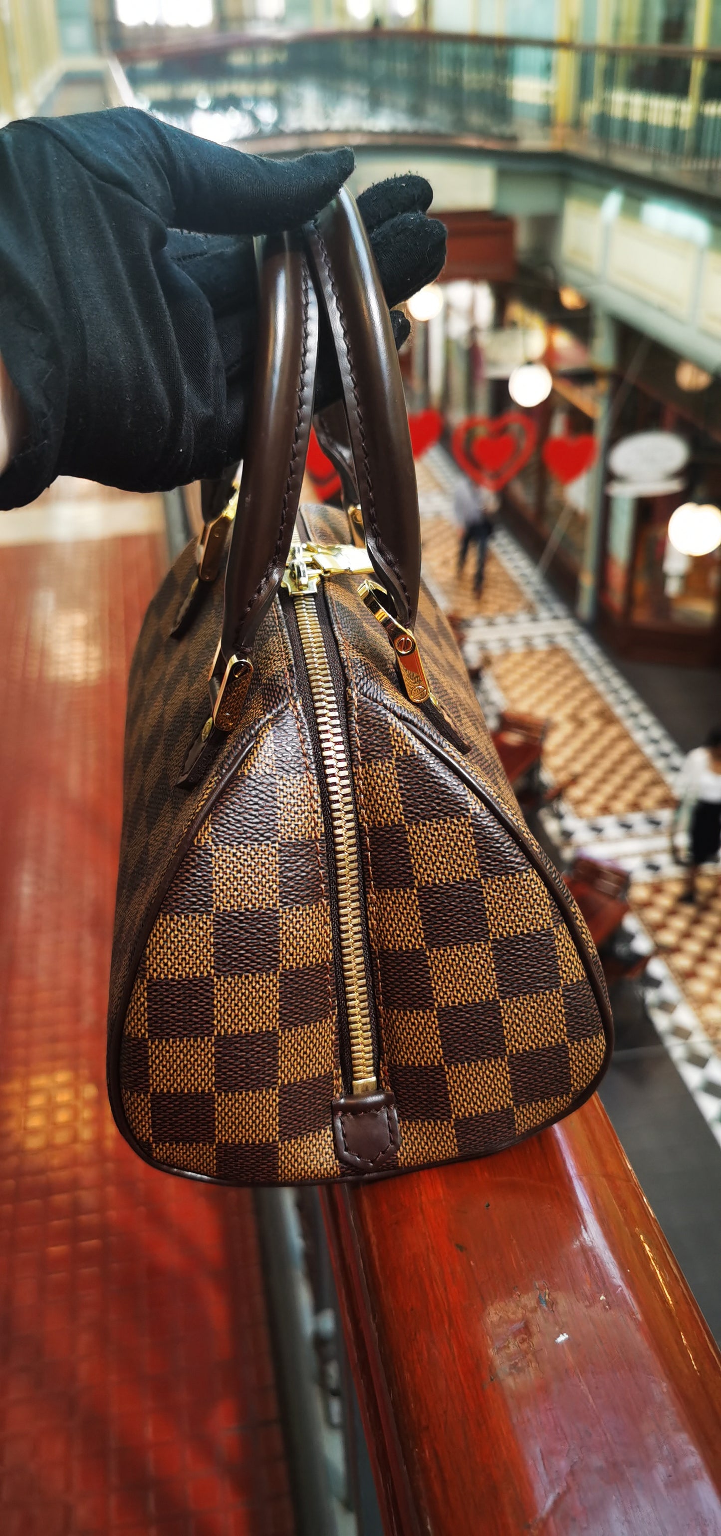 Pre-loved Louis Vuitton Ribera Damier Mini Handbag