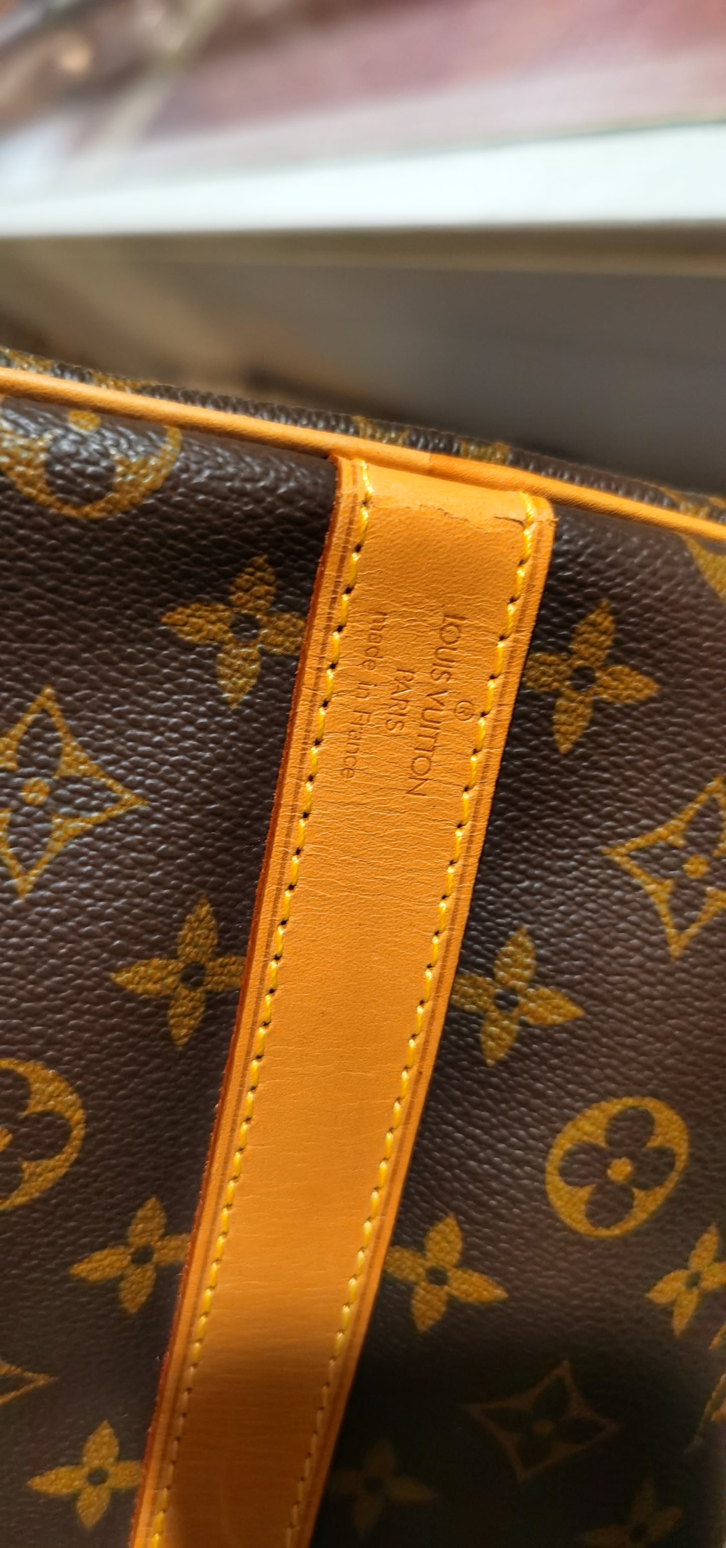 Pre-loved Louis Vuitton Keepall Bandoulière 55 Travel Bag Monogram