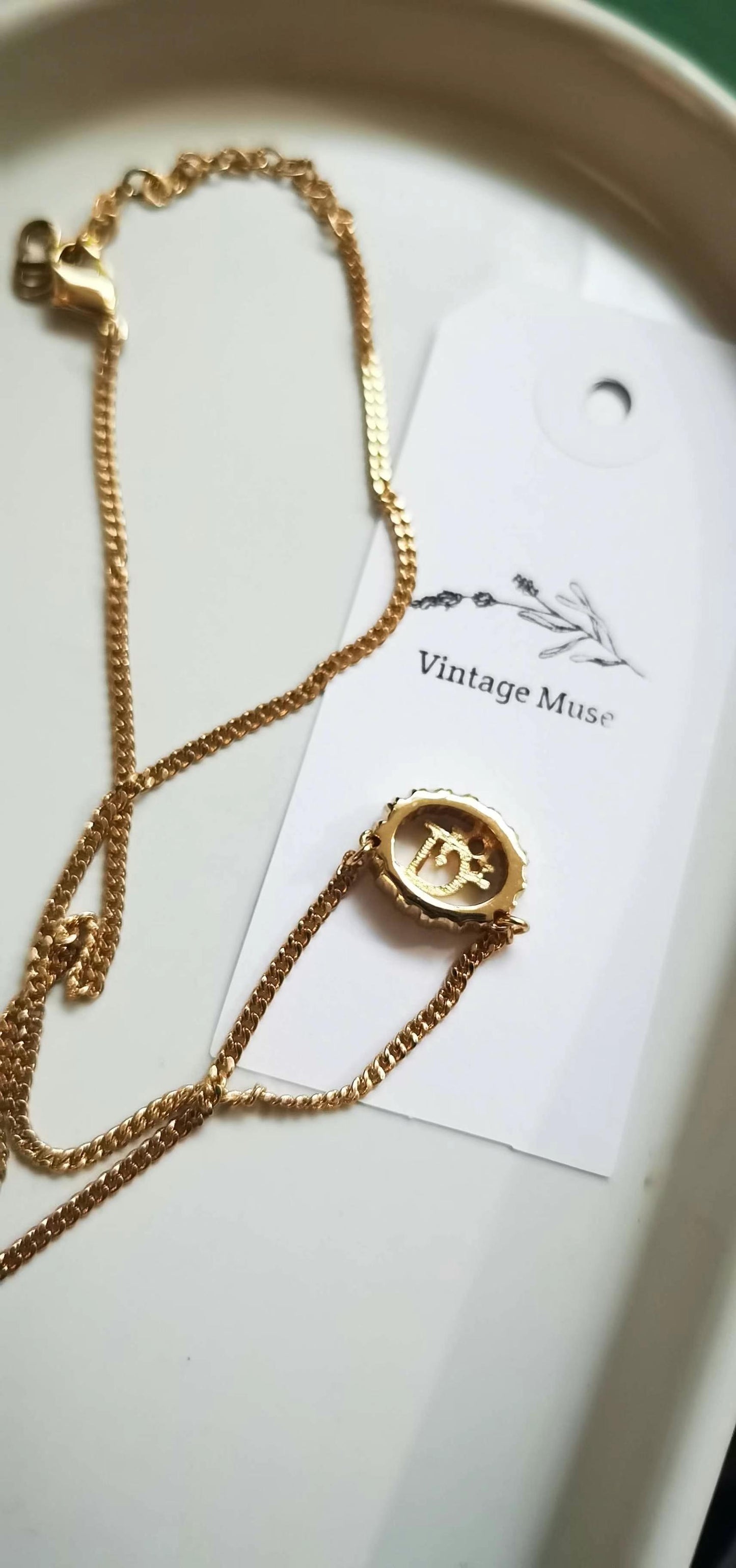 Pre-loved Christian Dior Vintage Crystal-embellished Necklace
