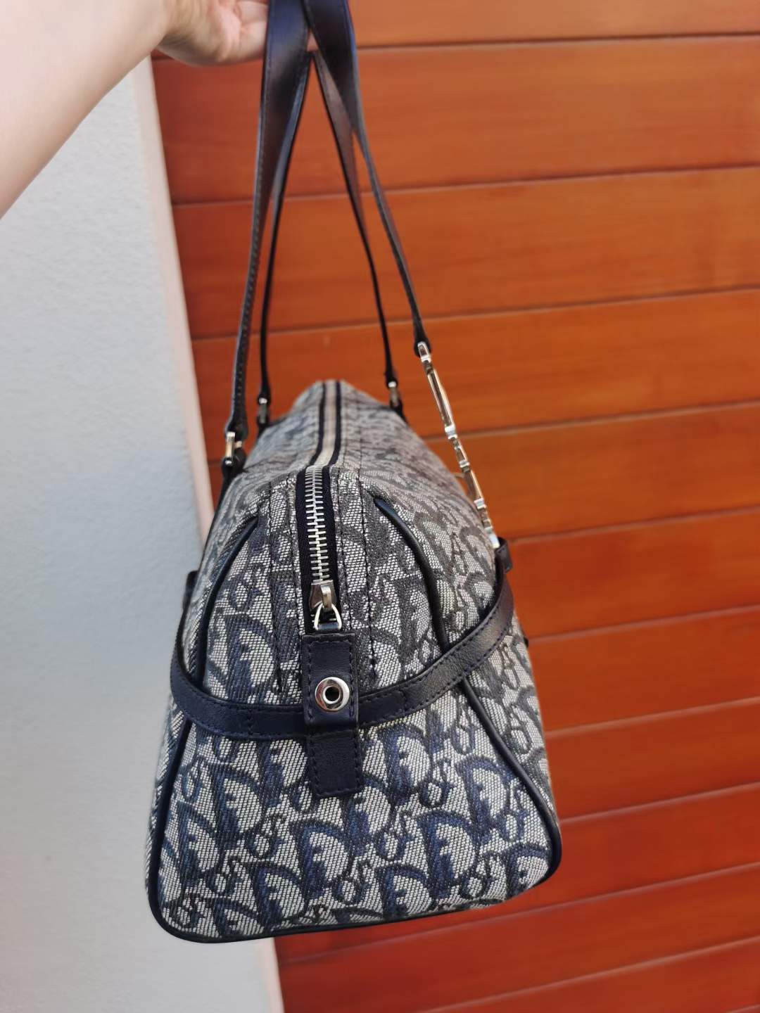 Pre-loved Christian Dior Vintage Trotter Shoulder Bag
