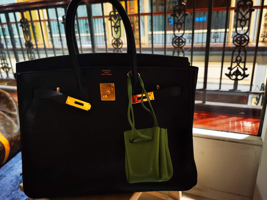 Pre-loved Hermès Mini Vespa Leather Bag