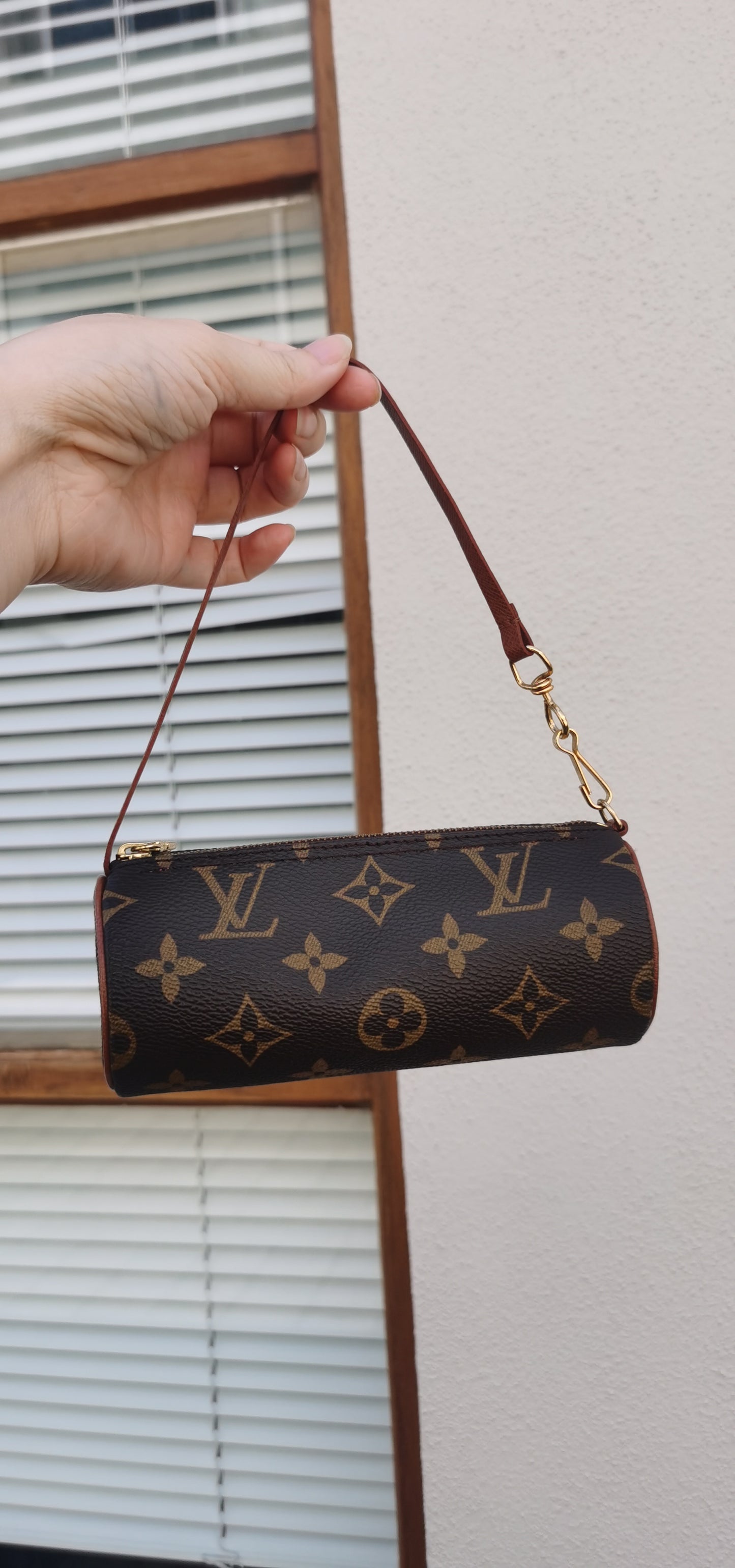 Pre-loved Louis Vuitton Papillon Leather Mini Bag