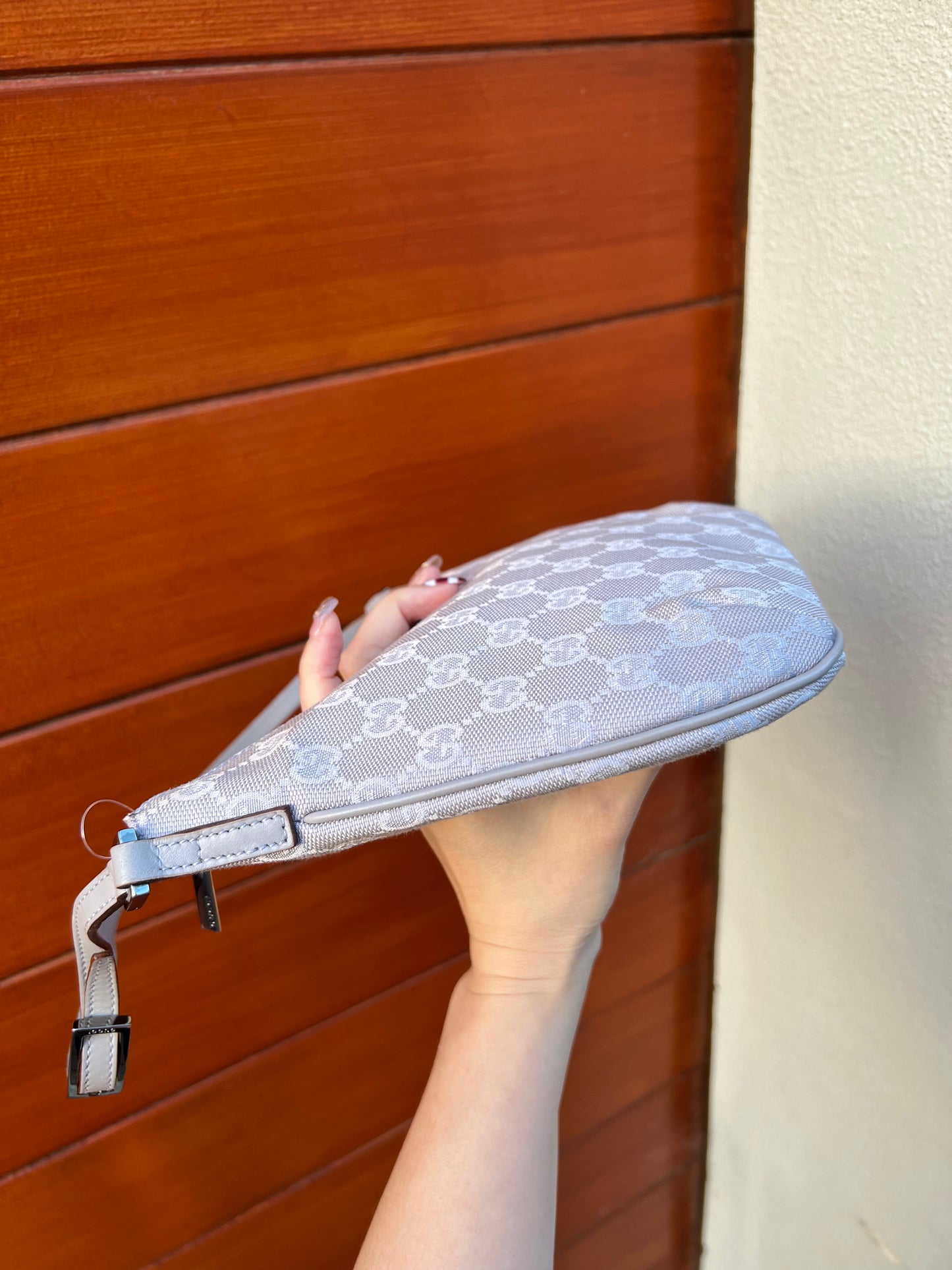 Pre-loved Gucci Light Purple Monogram Bag