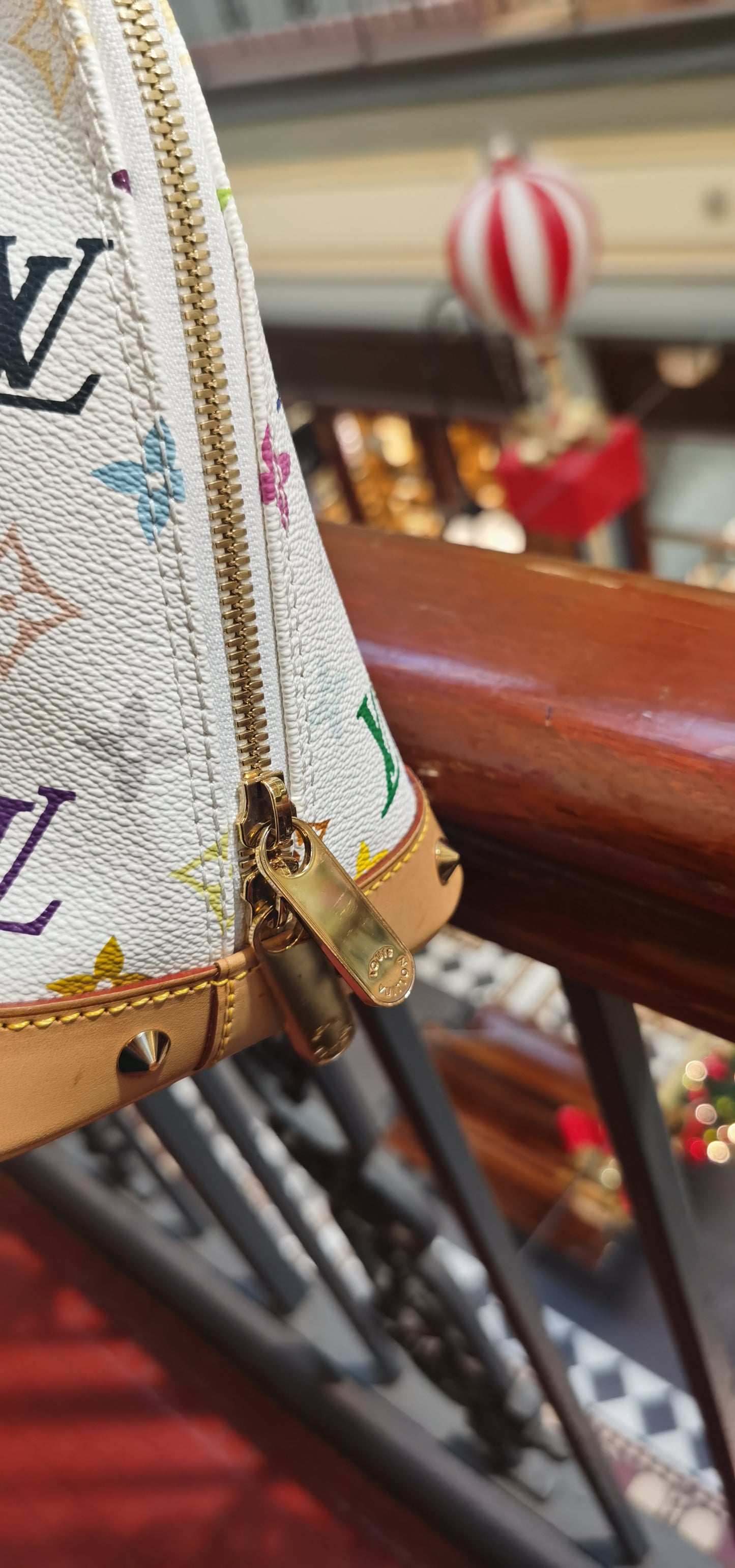 Pre-loved Louis Vuitton x Takashi Murakami 2003 Alma Handbag PM