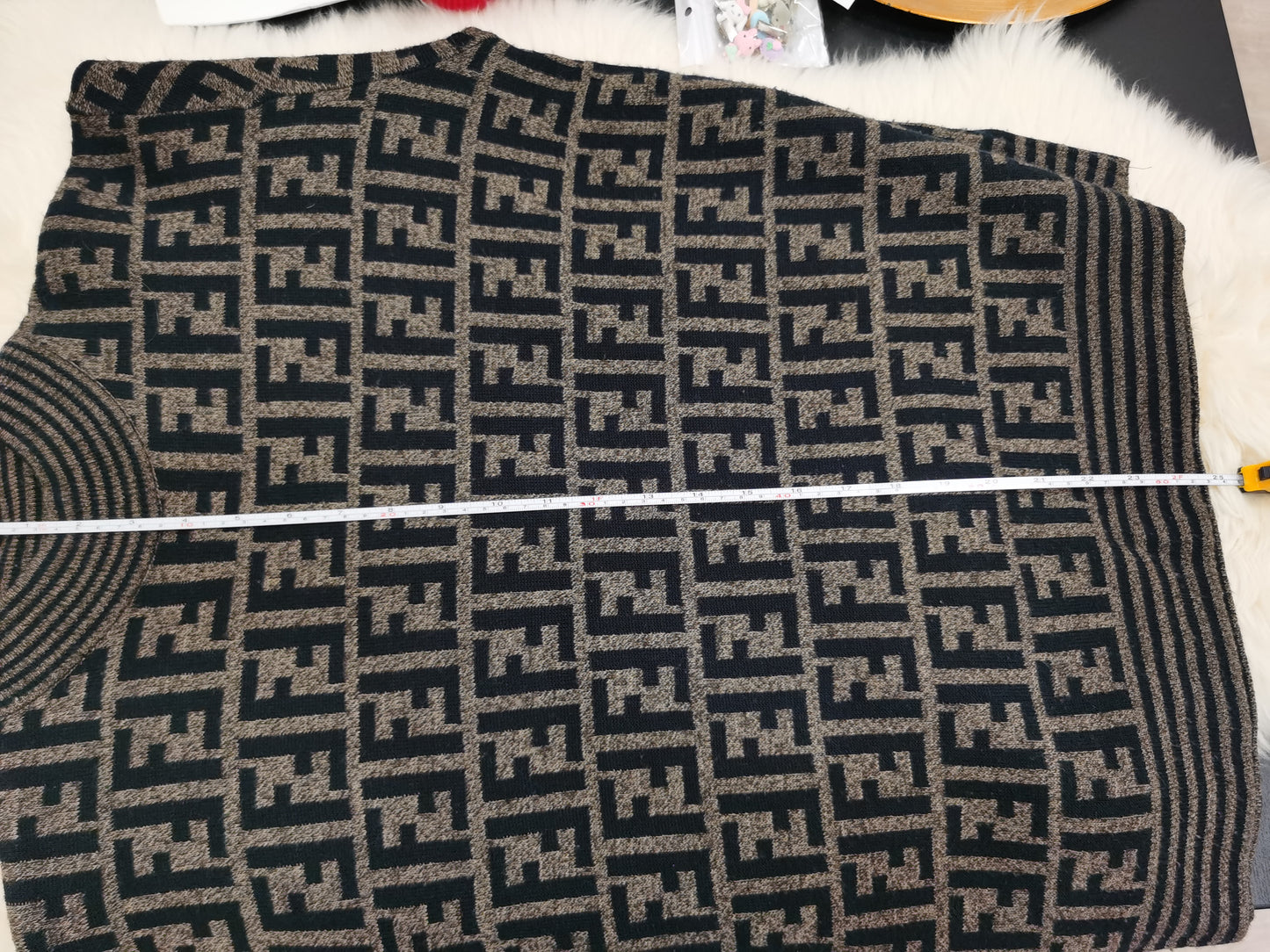 Pre-loved Fendi Vintage Zucca Wool Jumper