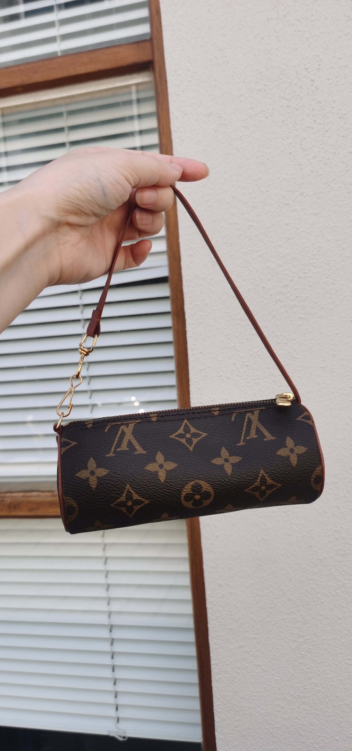 Pre-loved Louis Vuitton Papillon Leather Mini Bag