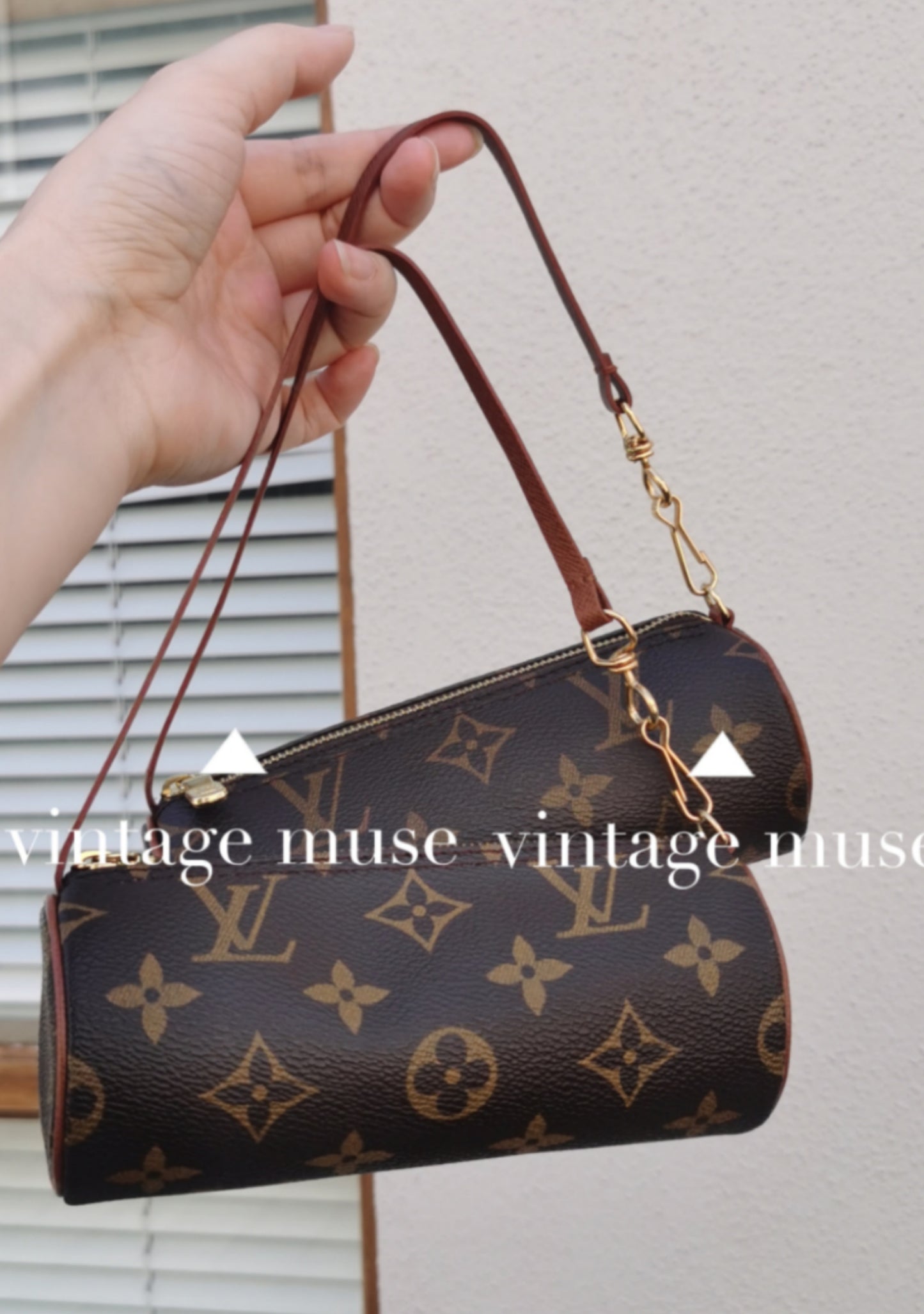 Pre-loved Louis Vuitton Papillon Leather Mini Bag