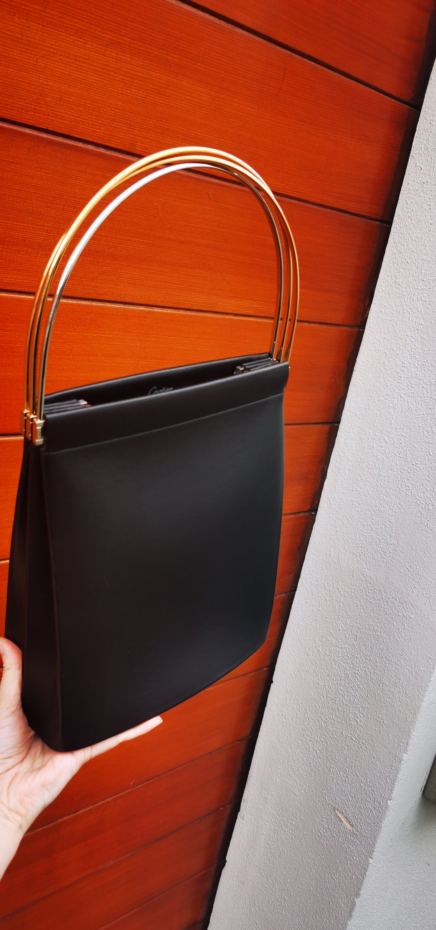 Pre-loved Cartier Vintage 1990-2000s Trinity Top-handle Bag