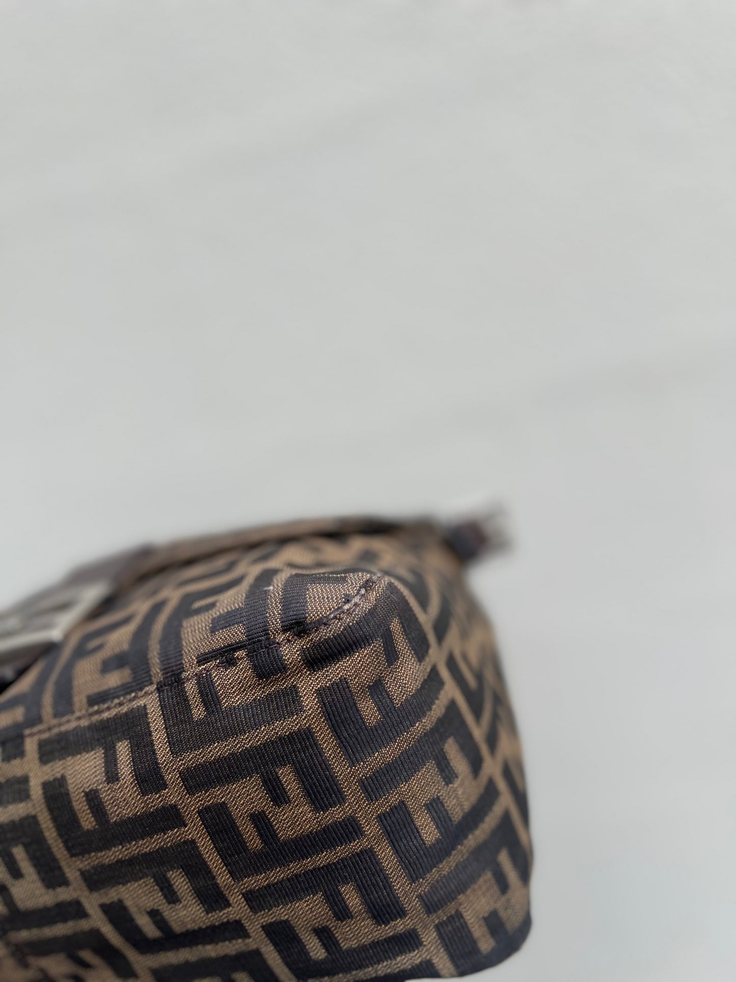 Pre-loved Fendi Vintage Zucca Mamma Handbag