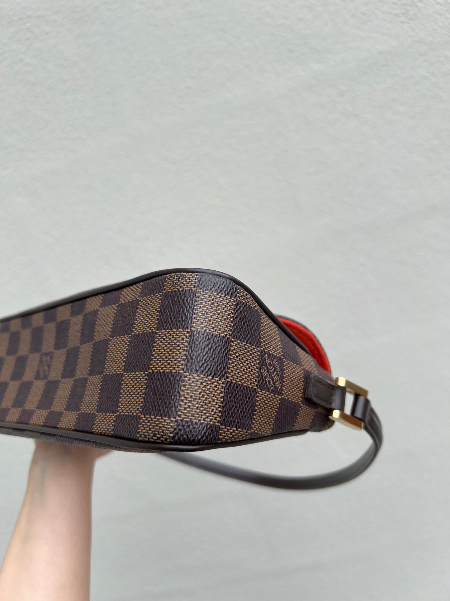 Pre-loved Louis Vuitton Damier Ebene Recoleta Shoulder Bag 2003