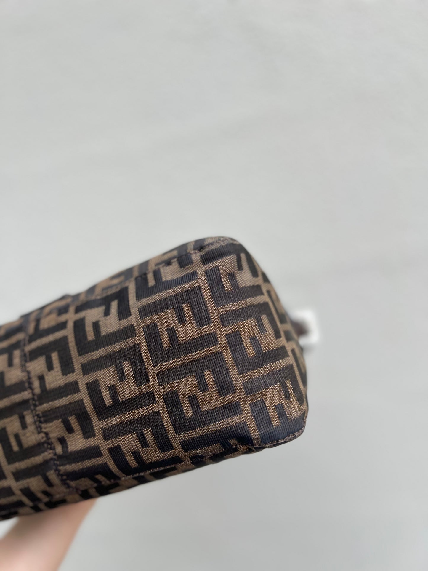 Pre-loved Fendi Vintage Zucca Mamma Handbag