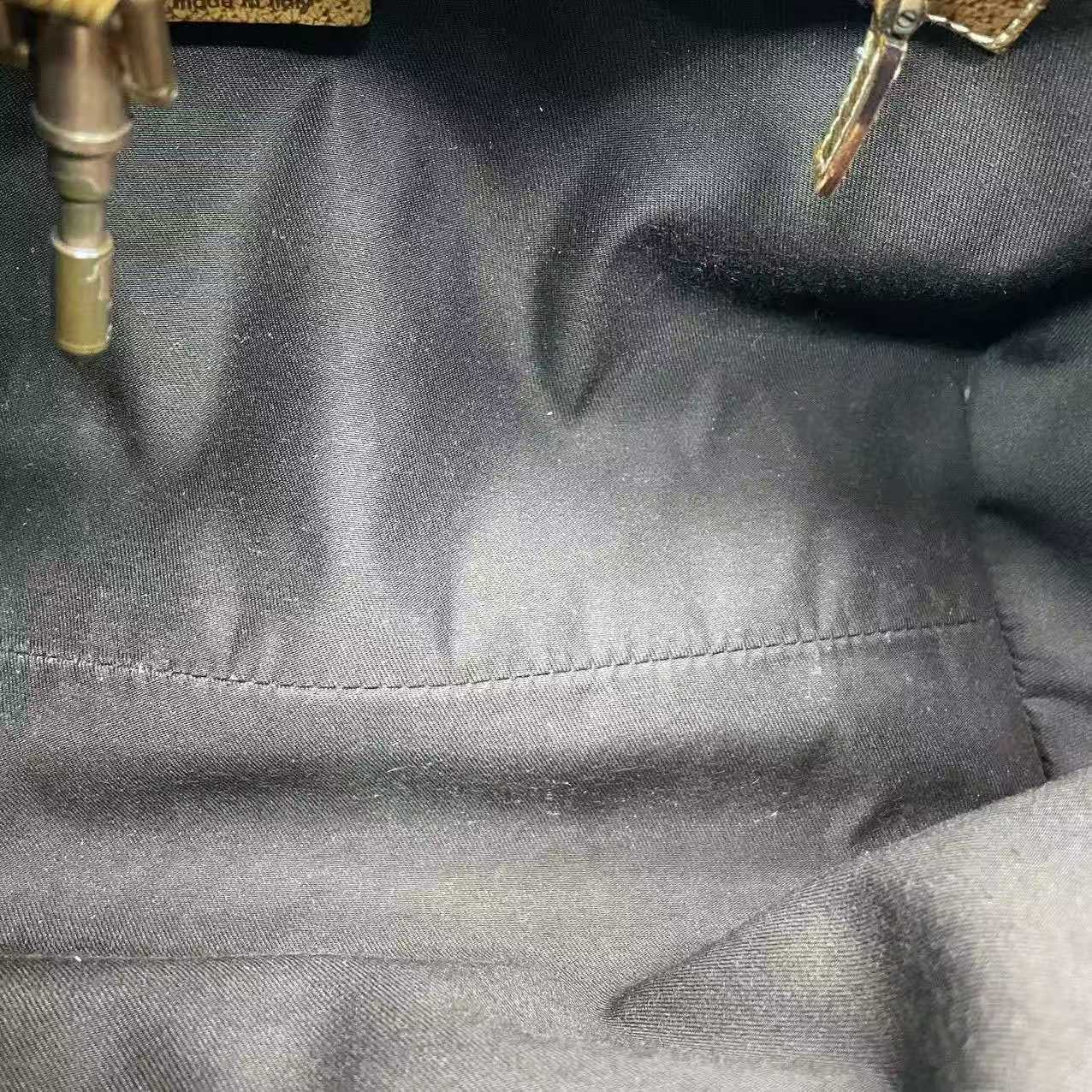 Pre-Loved Gucci GG Canvas Nailhead Jackie Bardot Medium