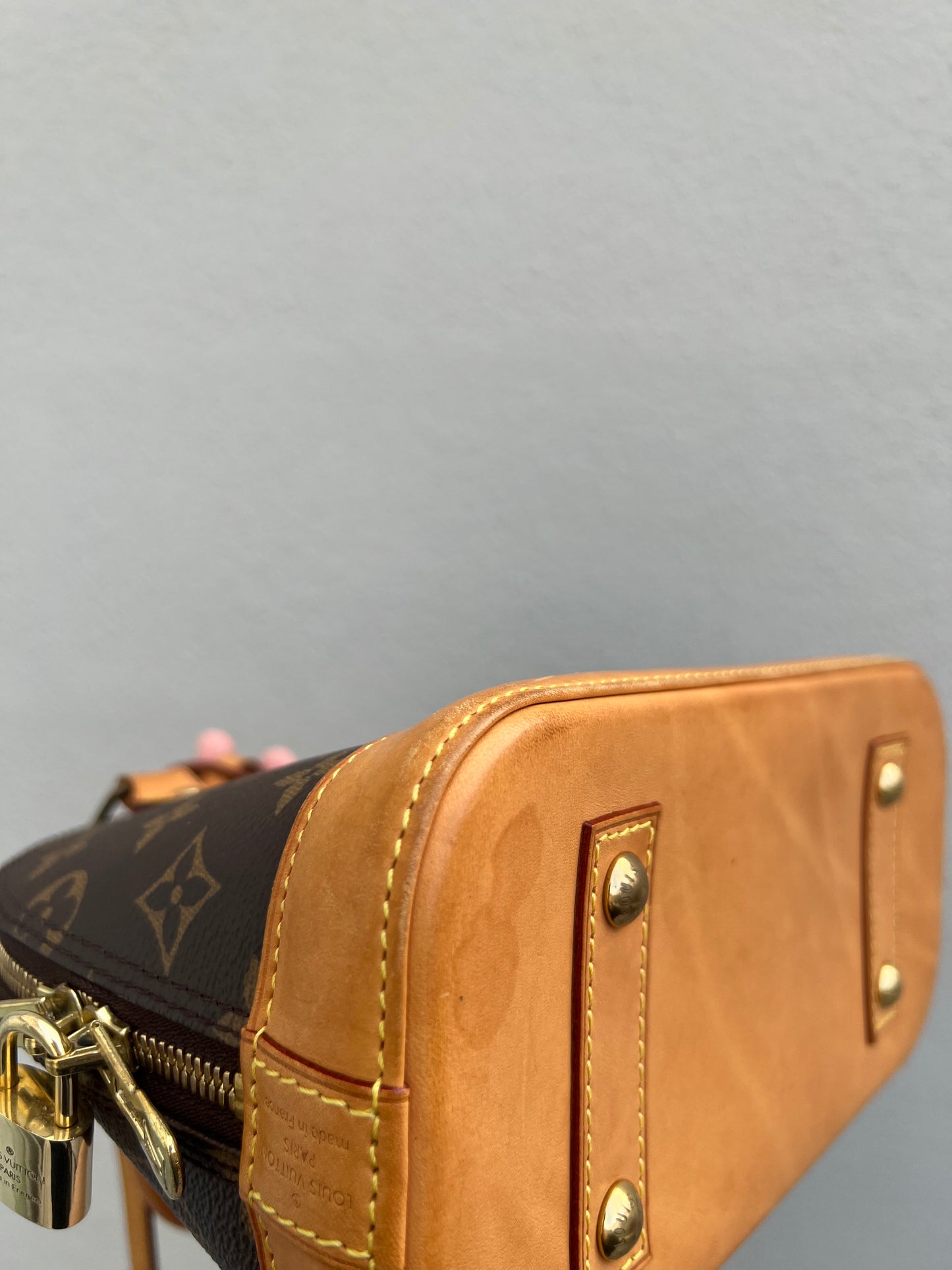 Pre-Owned Louis Vuitton Alma BB two-way handbag monogram 2016
