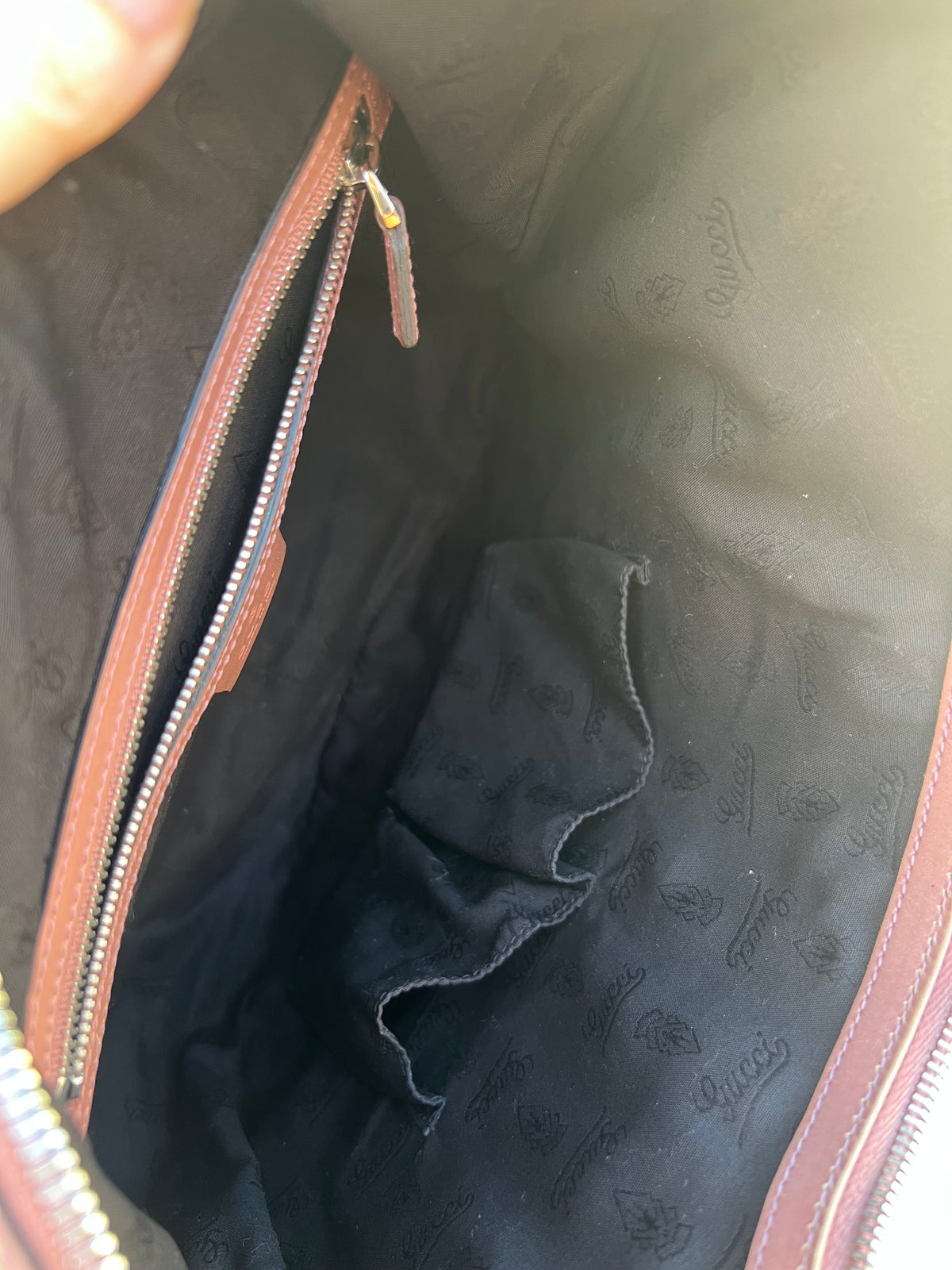 Pre-loved Gucci Beige/Pink GG Canvas Twins Medium Hobo Bag