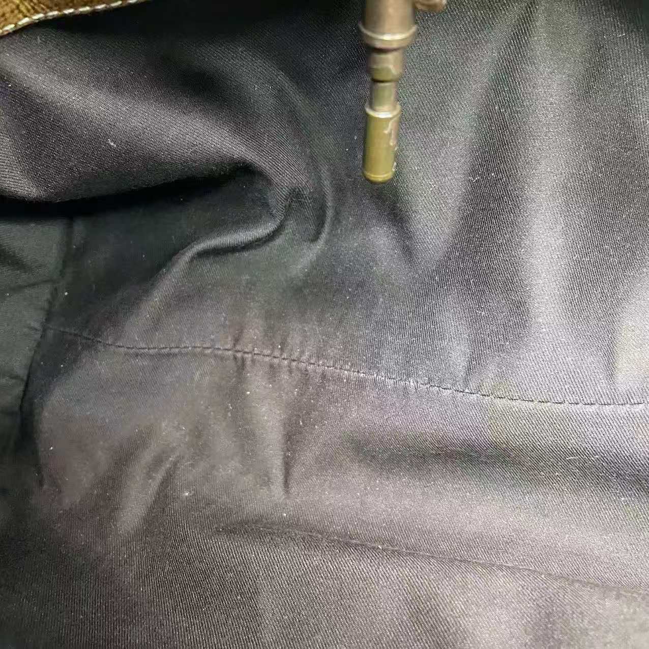 Pre-Loved Gucci GG Canvas Nailhead Jackie Bardot Medium