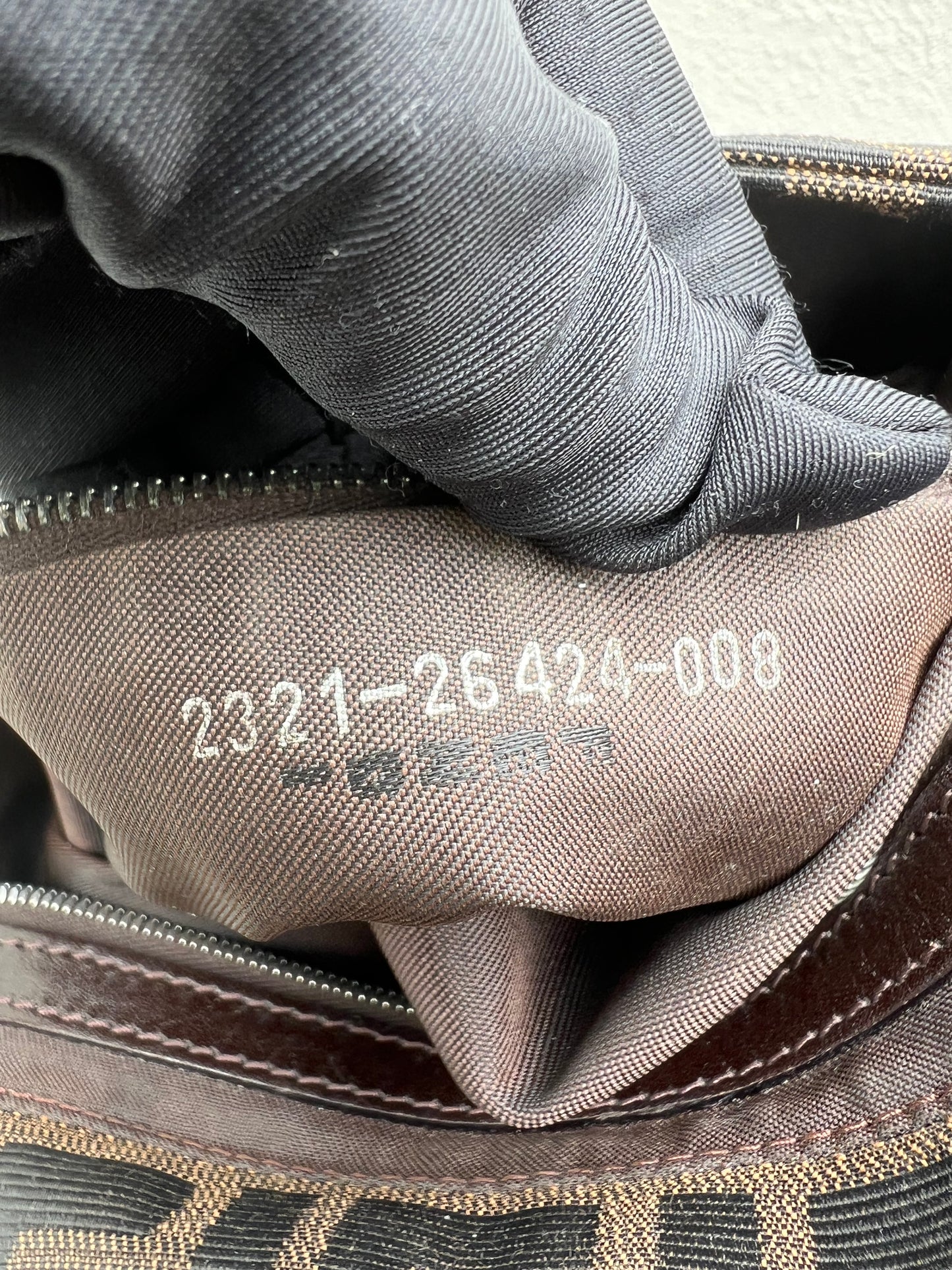 Pre-loved Fendi Vintage Zucca Baguette Handbag