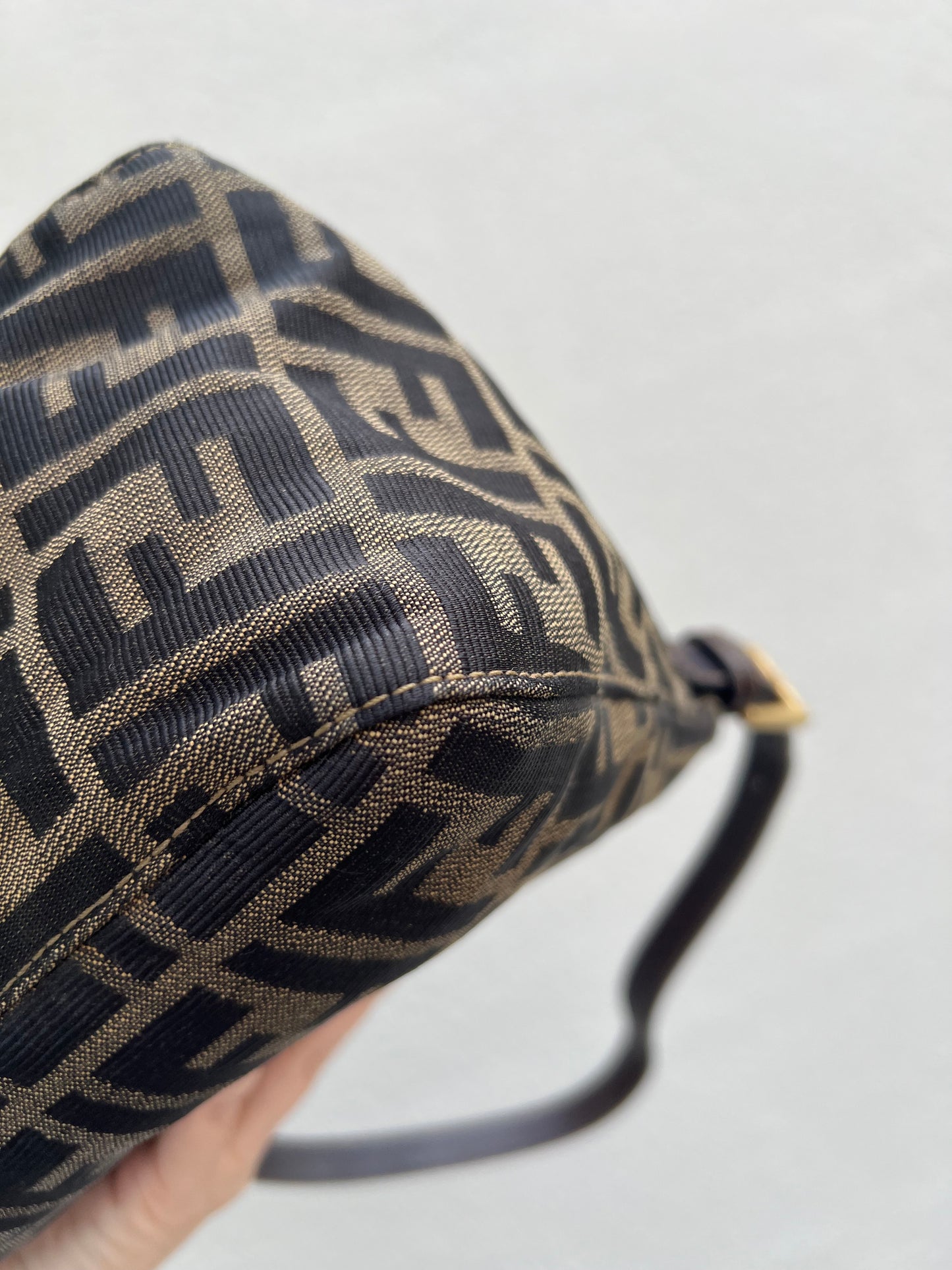 Pre-loved Fendi Vintage Zucca Mamma Handbag