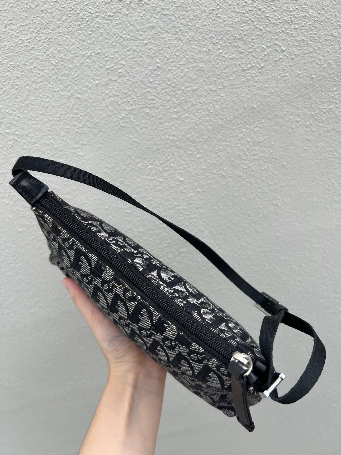 Pre-loved Christian Dior vintage Trotter Shoulder Bag