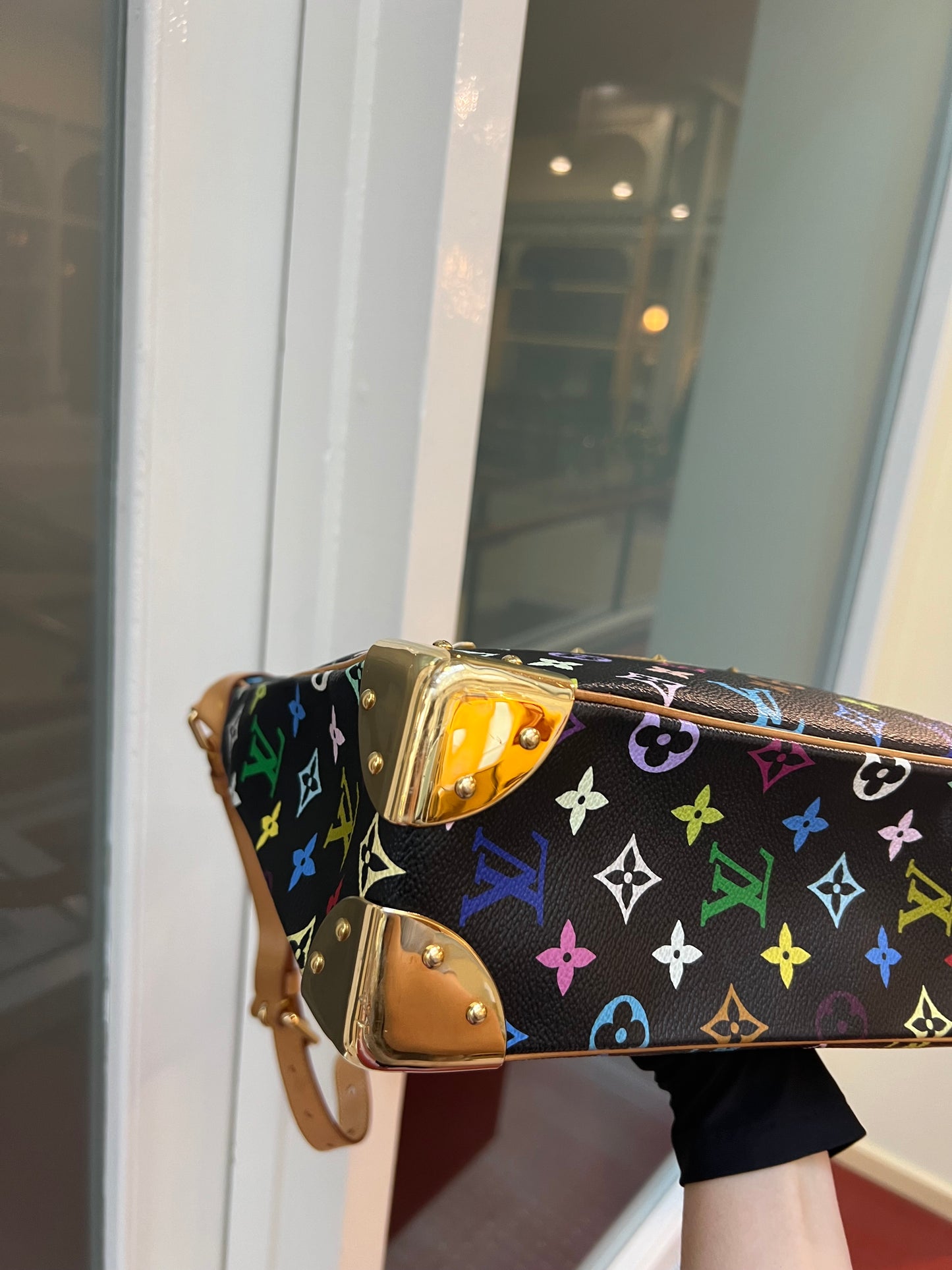 Pre-loved Louis Vuitton x Murakami Limited Edition Monogram Multicolor Boulogne Bag