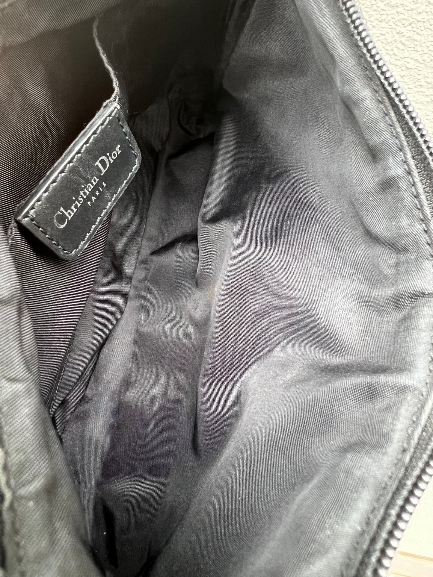 Pre-loved Christian Dior vintage Trotter Shoulder Bag