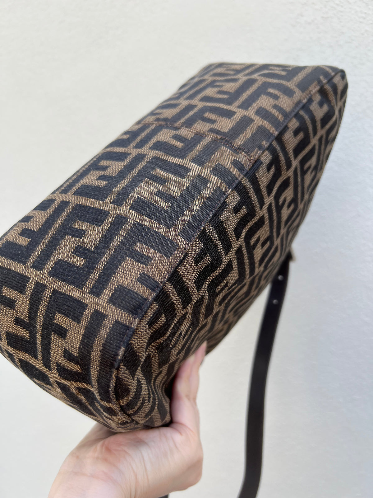 Pre-loved Fendi Vintage Zucca Mamma Handbag