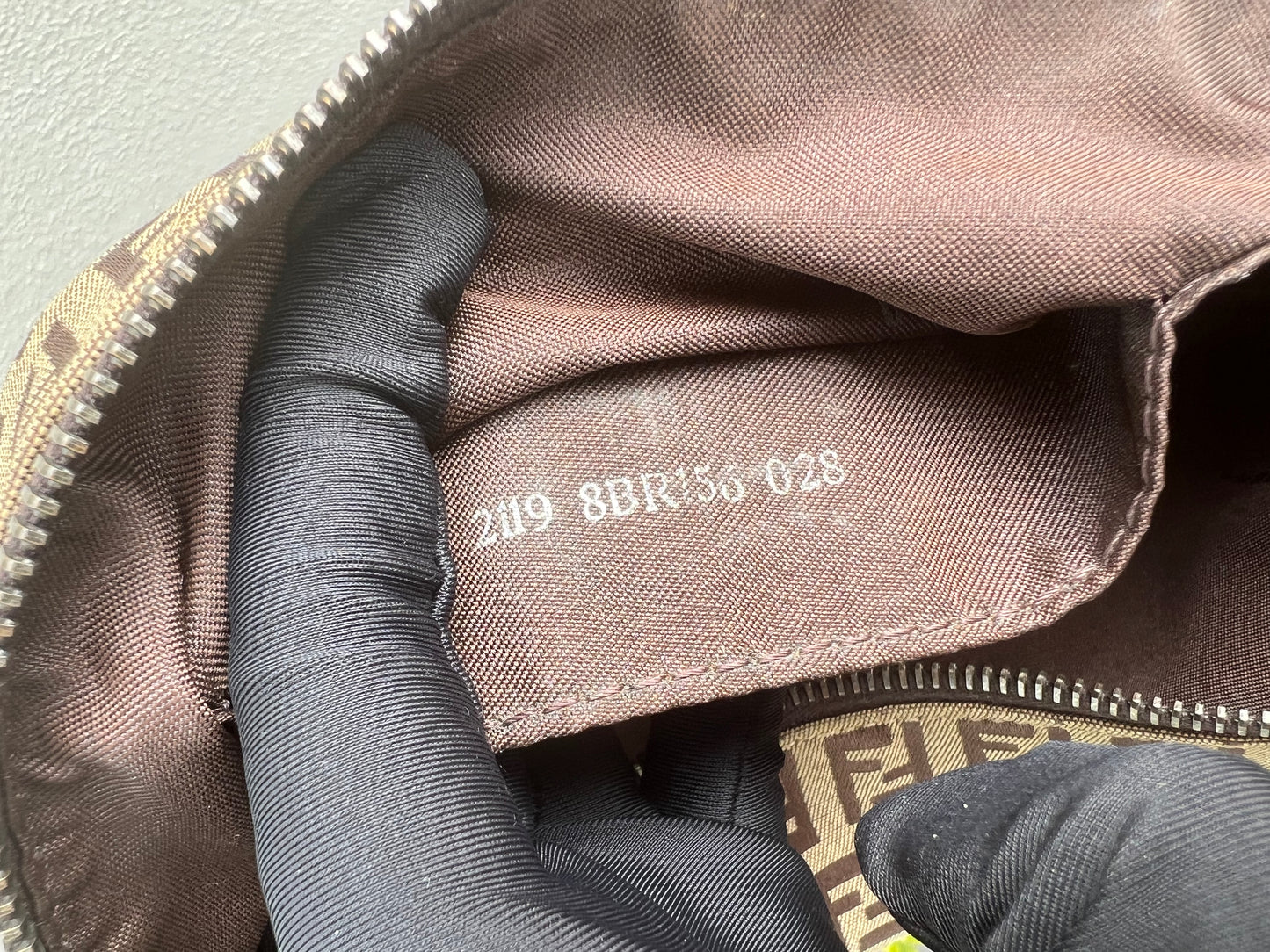 Pre-loved Fendi Vintage Baguette cloth handbag