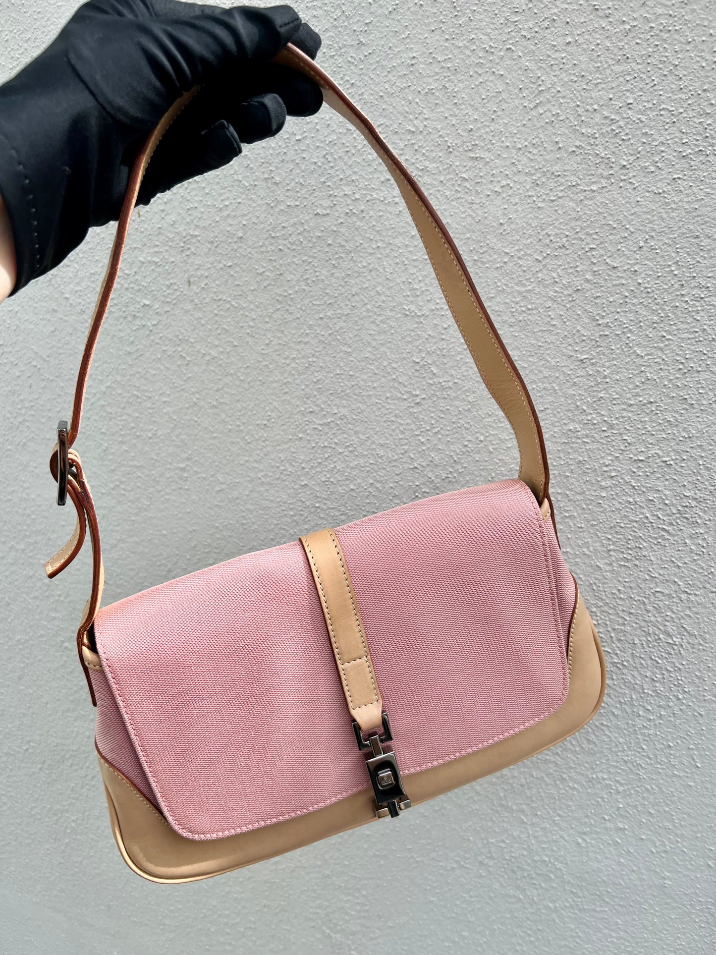 Pre-loved Gucci Vintage Jackie bag Pink