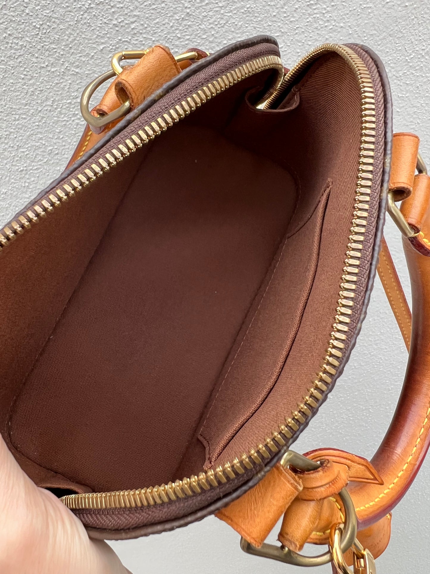 Pre-Owned Louis Vuitton Alma BB two-way handbag monogram 2016