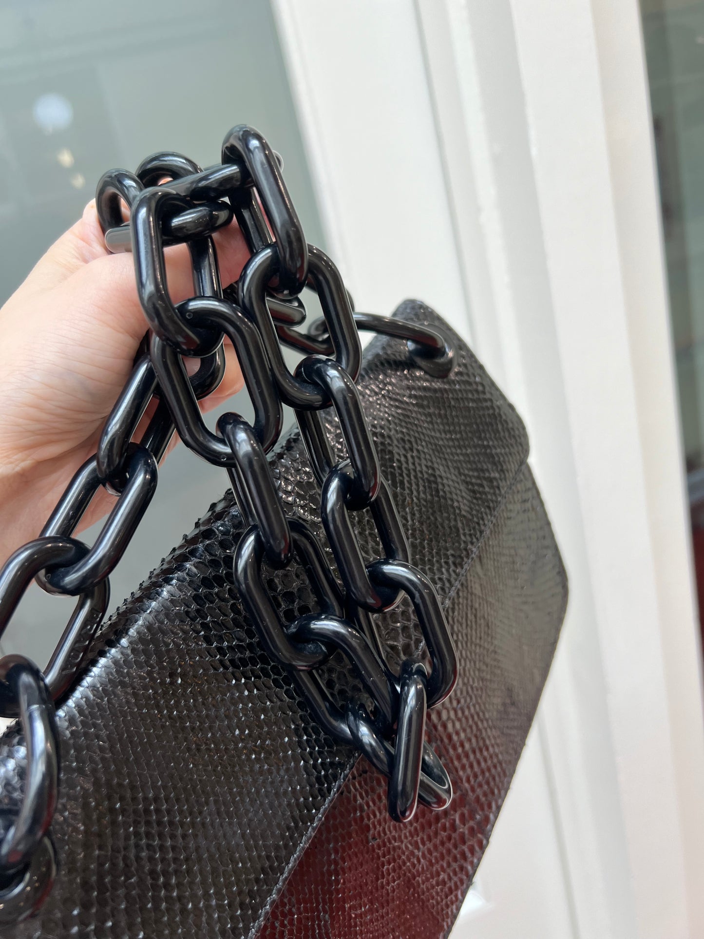 Pre-loved 90s Prada Strap Tote Bag