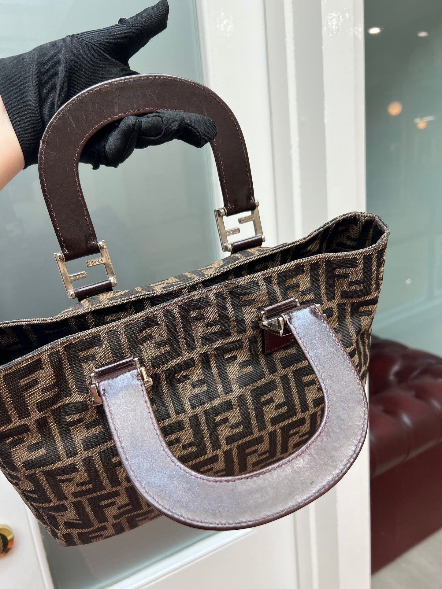 Pre-loved Fendi Vintage Zucca Print tote bag