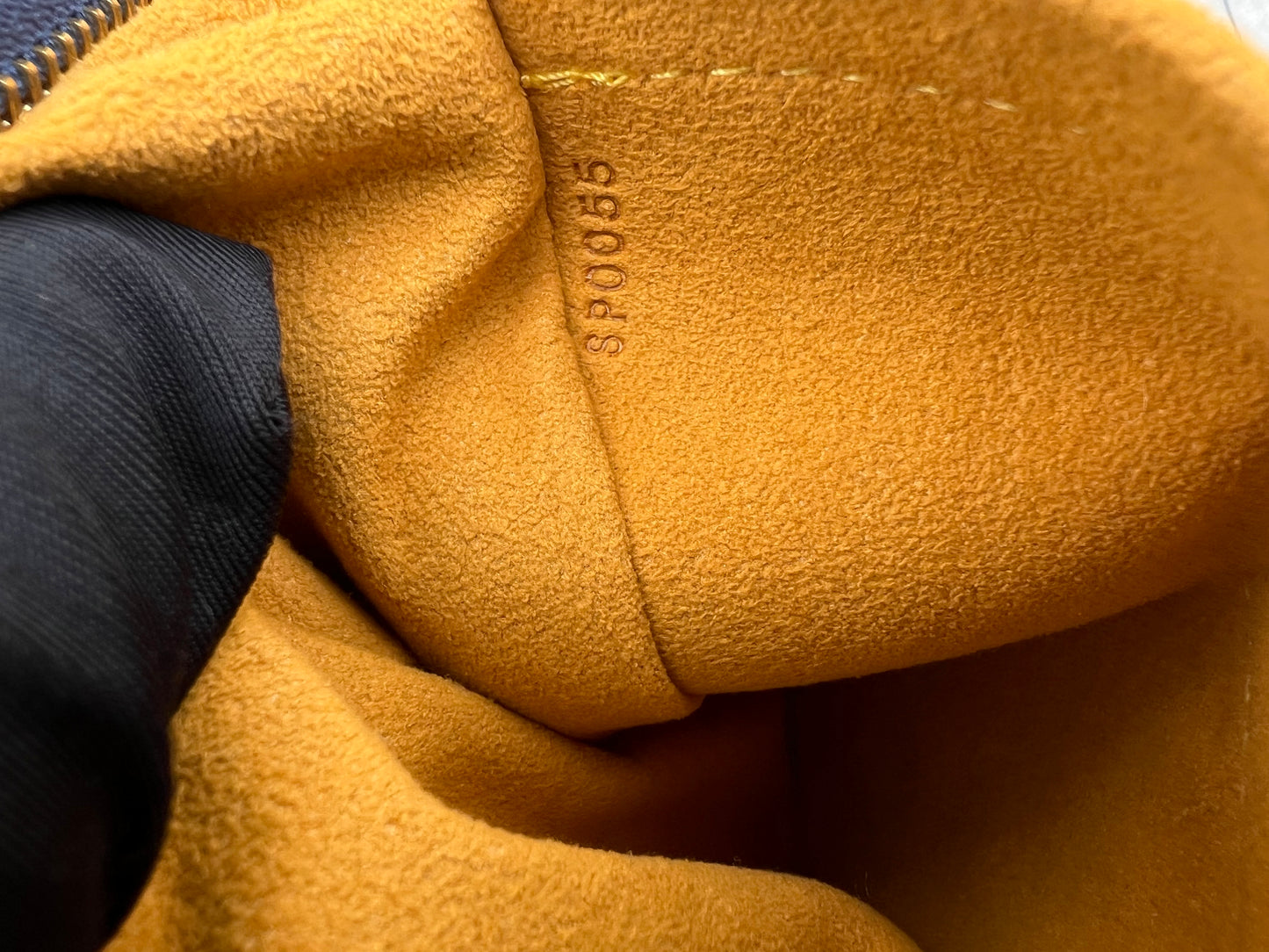 Pre-loved Louis Vuitton Blue Monogram Denim Neo Speedy Handbag 2005