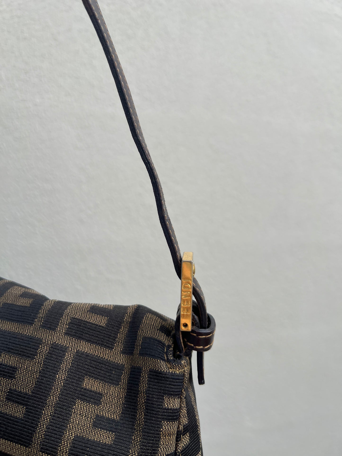 Pre-loved Fendi Vintage Zucca Mamma Handbag