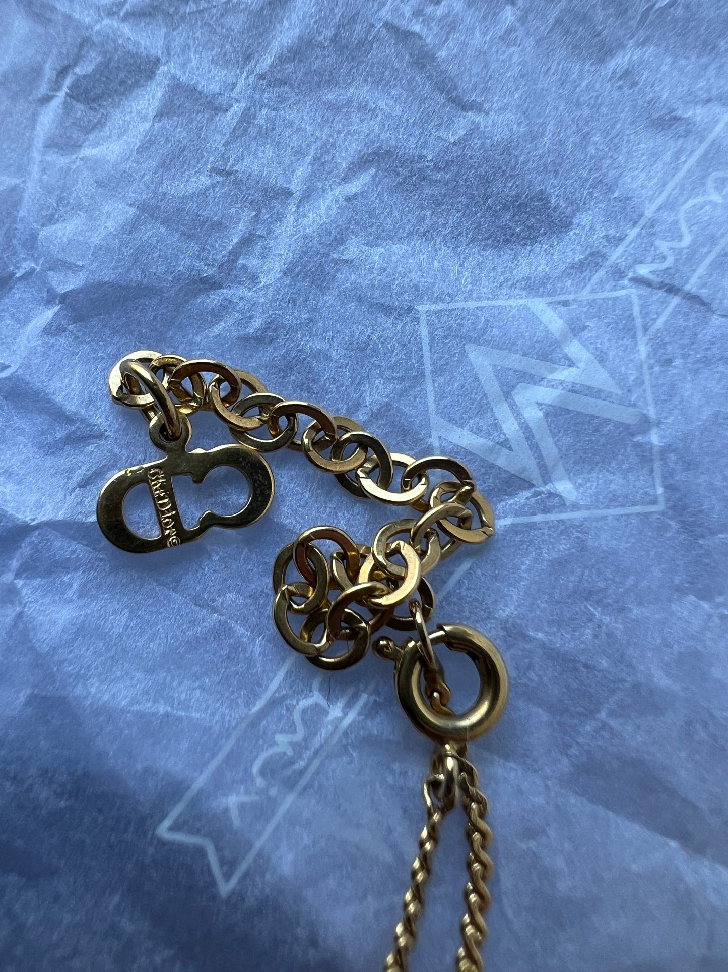 Pre-loved Christian Dior Vintage Crystal-embellished Necklace