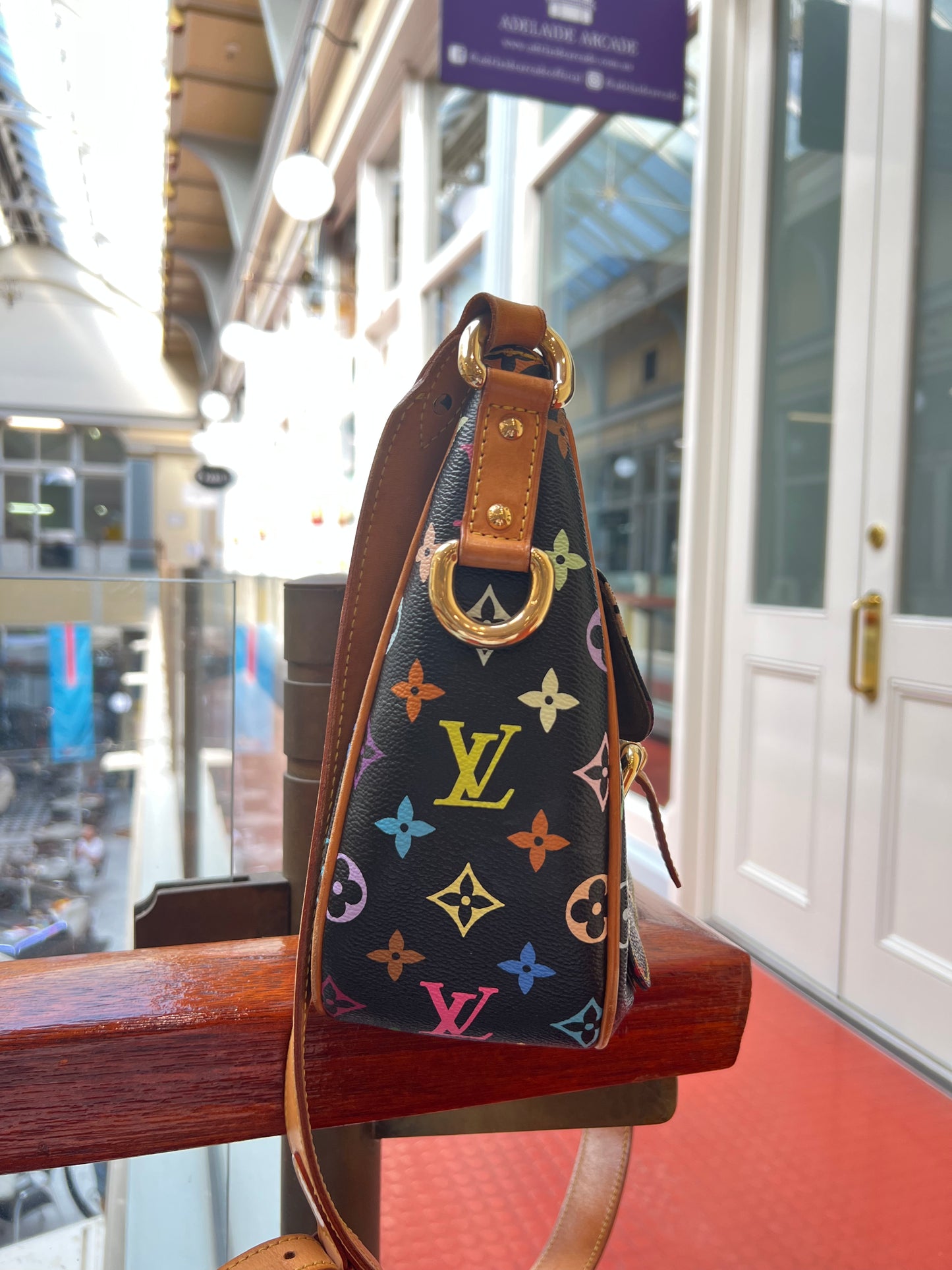 Louis Vuitton Vintage Multicolor Pochette Shoulder Bag Takashi